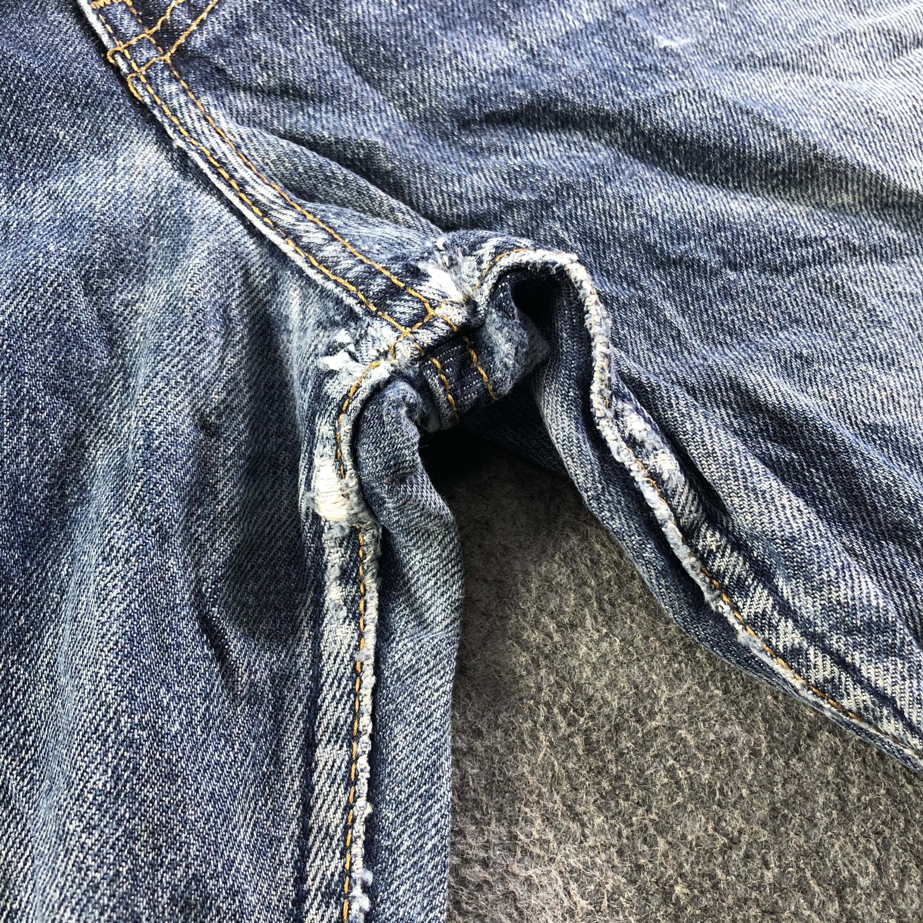 Levi's 90s Vintage Blue Wash Levis Jeans-J4044 Size US 37 - 9 Thumbnail