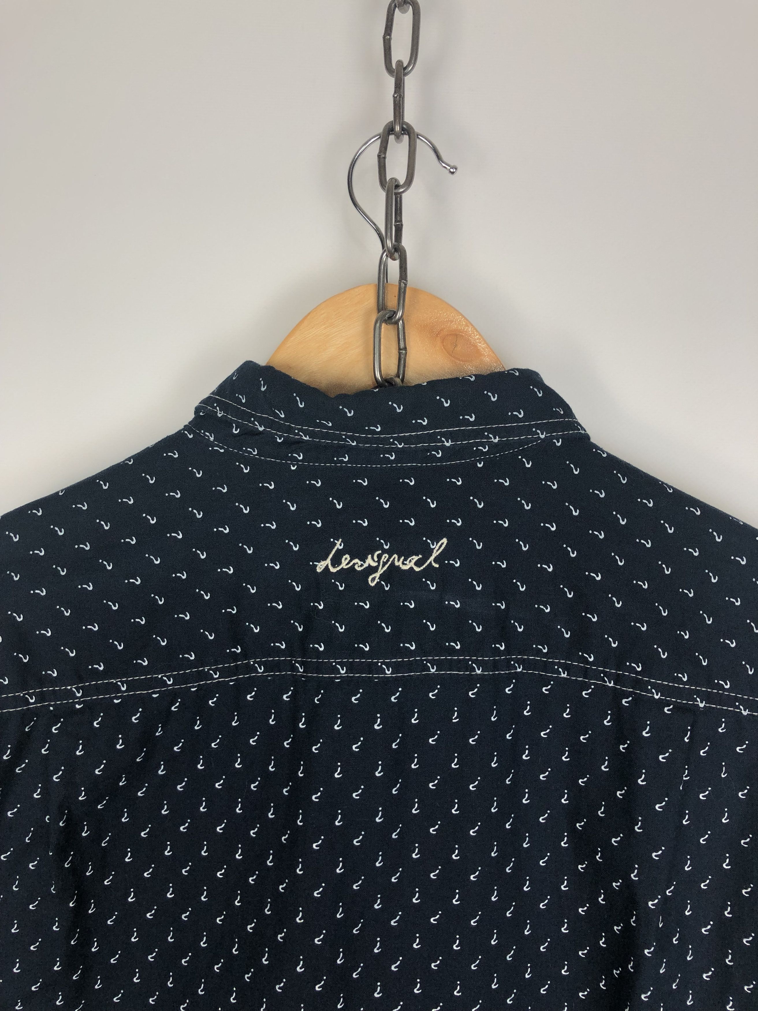 Desigual Desigual Why? Shirt Monogram Navy size XL Size US XL / EU 56 / 4 - 9 Thumbnail