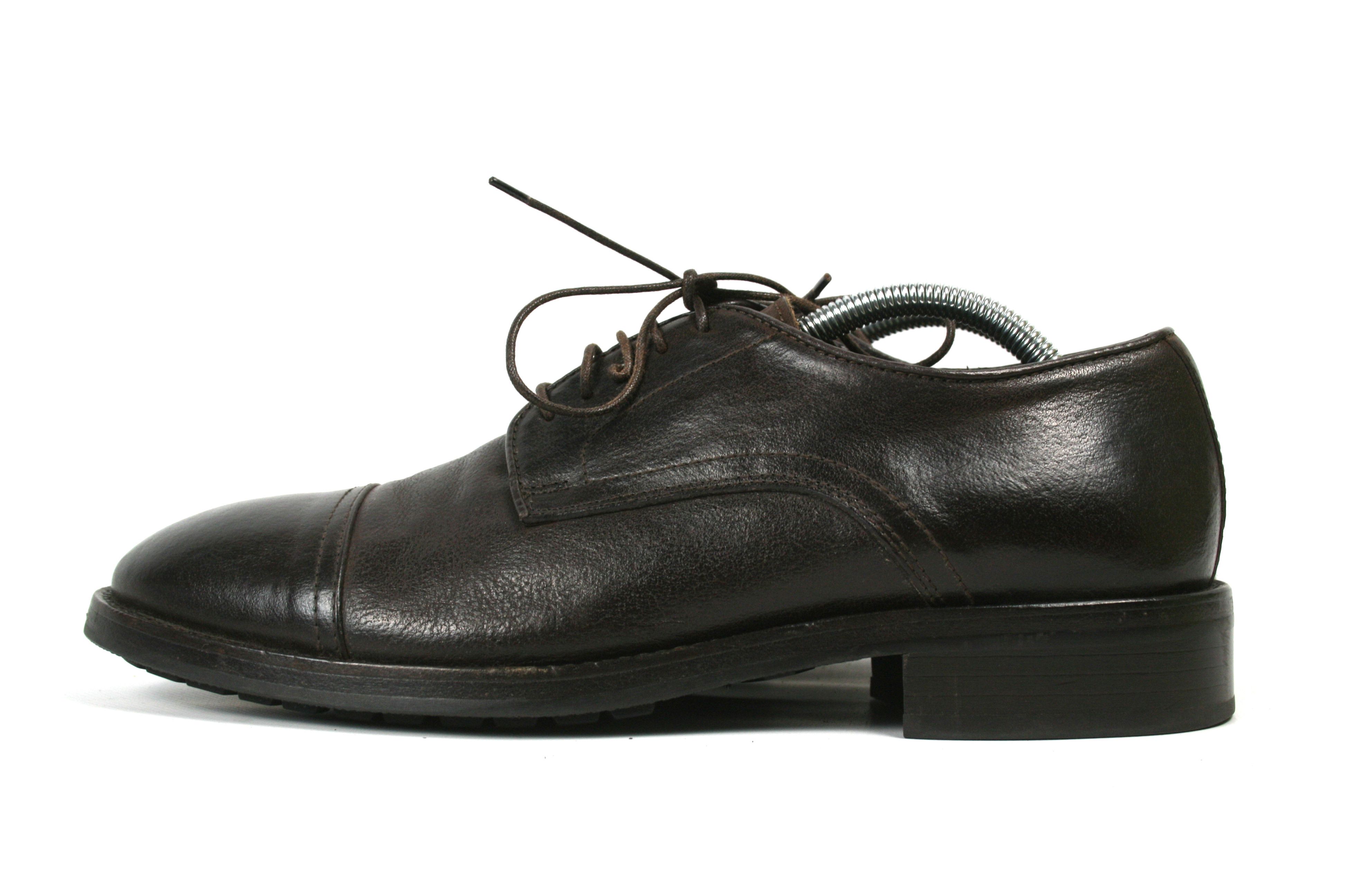 Shoto Avant-Garde Leather Derby Hand Made In Italy Size US 9.5 / EU 42-43 - 3 Thumbnail