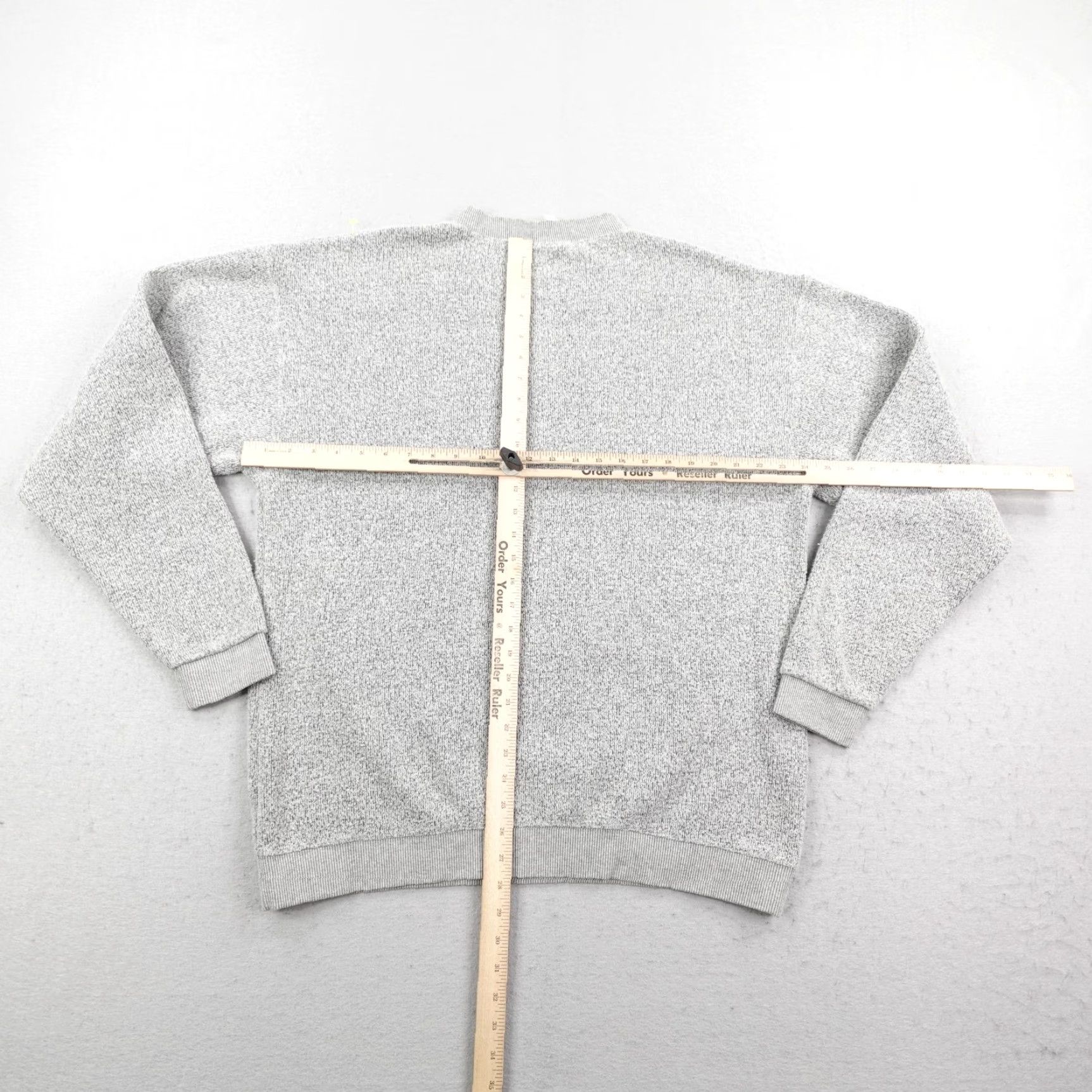 Wrangler VINTAGE Wrangler Sweatshirt Mens Large Crew Western Fleece 90s Logo Embroidered Gray Cotton Polyester Sweater Size US L / EU 52-54 / 3 - 5 Thumbnail