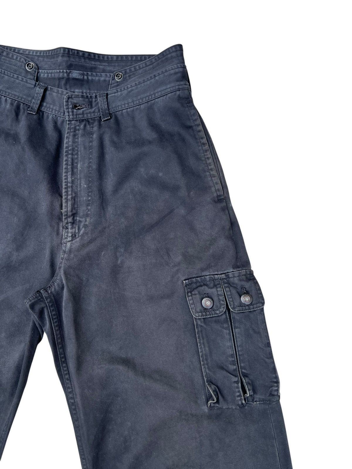 Julius Vintage NUKE Pre- Julius 7 Faded Wide Leg Cargo Trouser Pant Size US 29 - 10 Thumbnail