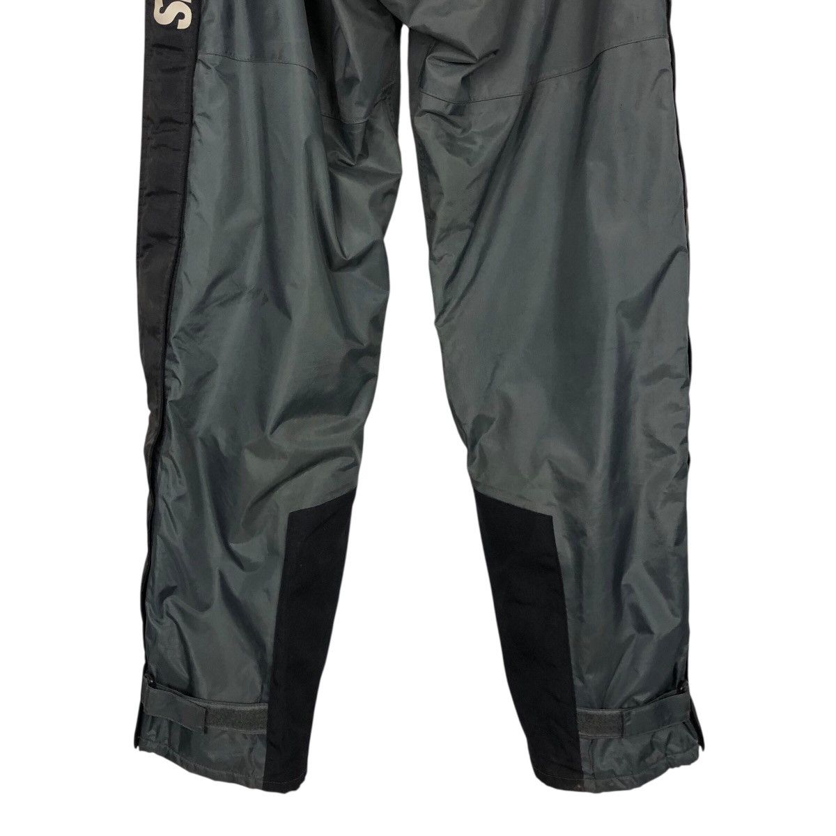 Japanese Brand Vintage Simpson Grey Nylon Moto Riding Pants Big Logo Size US 30 / EU 46 - 12 Thumbnail