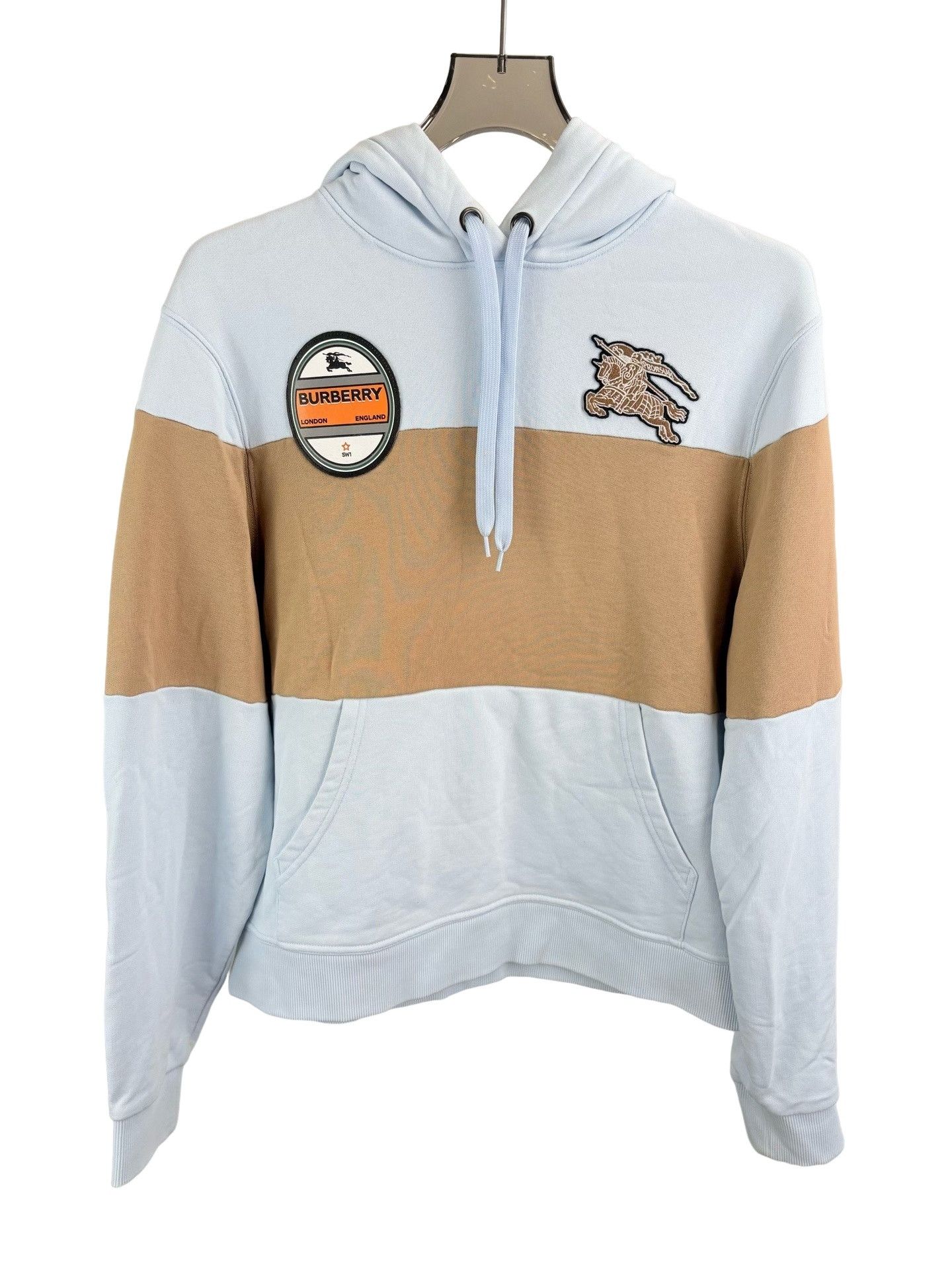 Burberry Burberry Colorblock Embroidered Logo Hoodie Size M Size US M / EU 48-50 / 2 - 1 Thumbnail