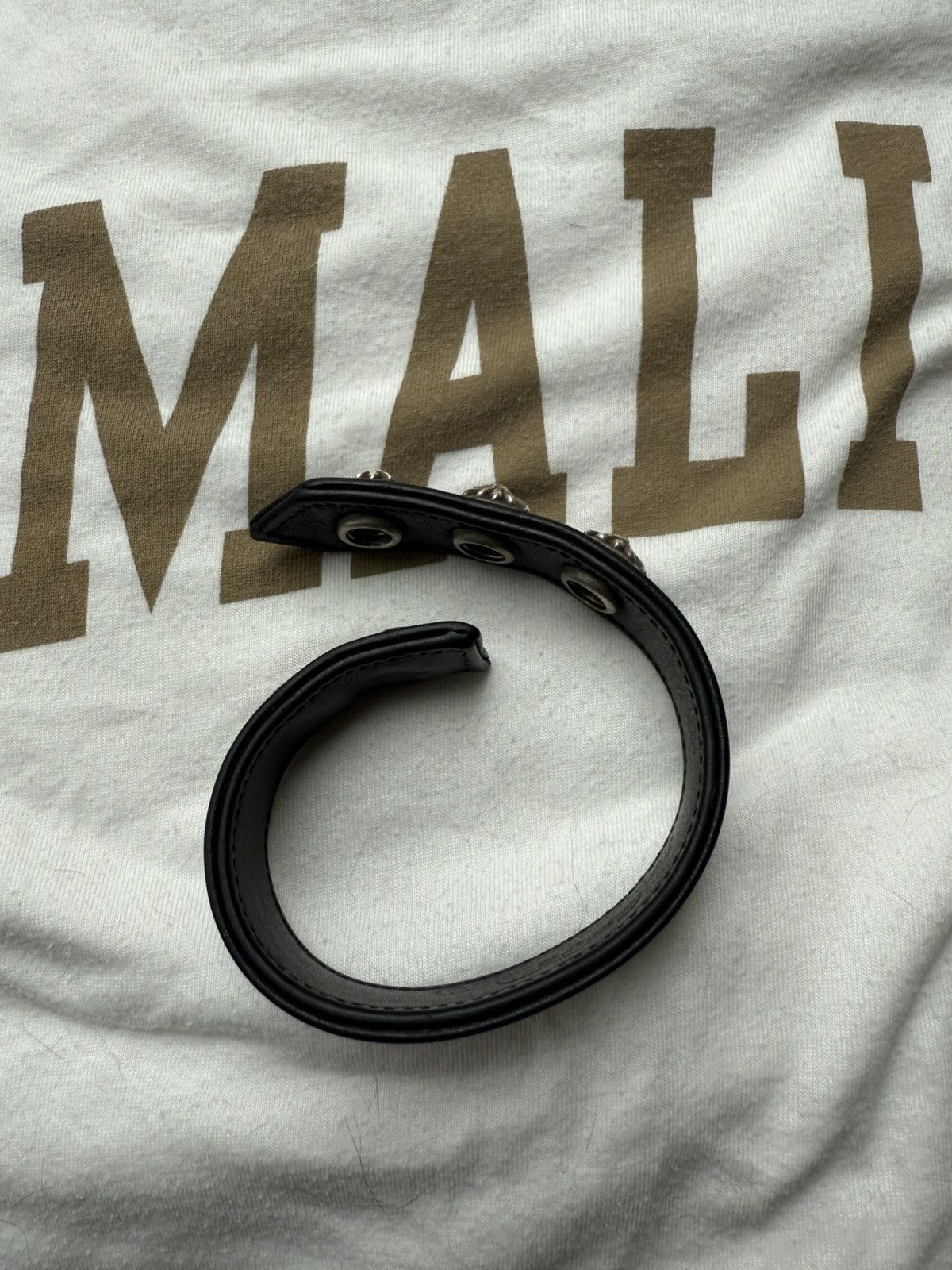 Chrome Hearts Chrome hearts leather snap braclet Size ONE SIZE - 5 Thumbnail