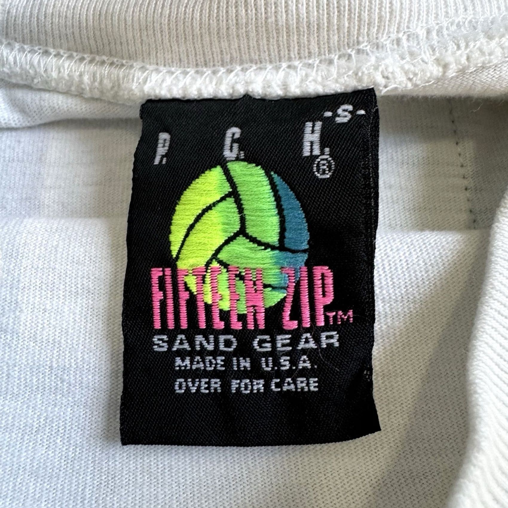 Vintage Vintage 90s PCH Beach Volleyball Shirt - Small White Size US S / EU 44-46 / 1 - 6 Thumbnail