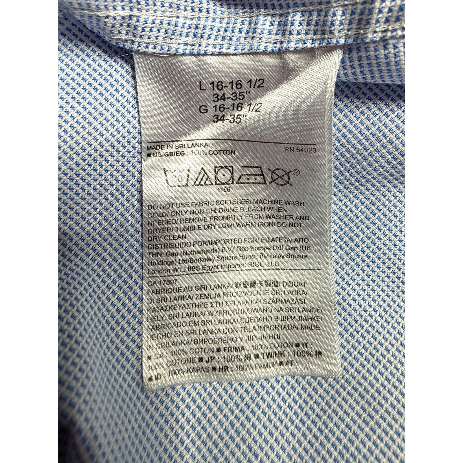 Banana Republic Banana Republic Shirt Mens Large L Blue Plaid Button Down Size US L / EU 52-54 / 3 - 12 Thumbnail