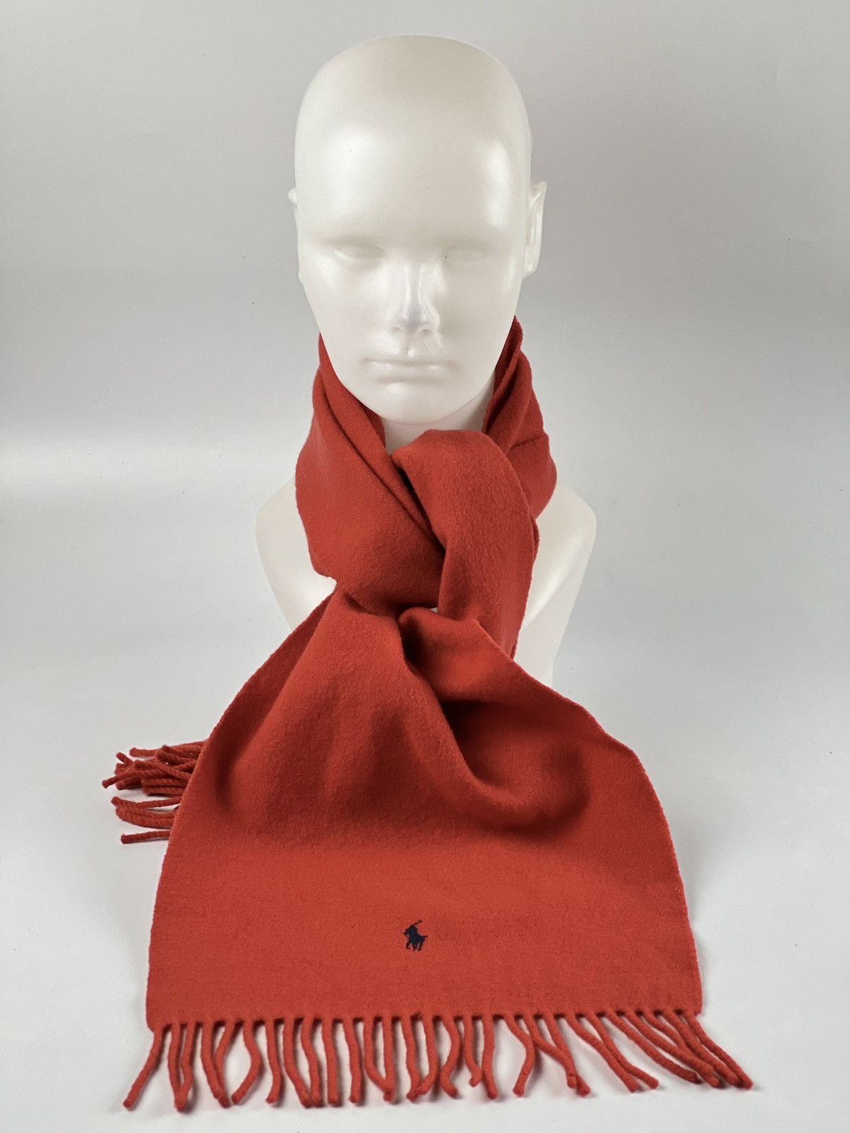 Polo Ralph Lauren Vintage Brick Orange Scarf