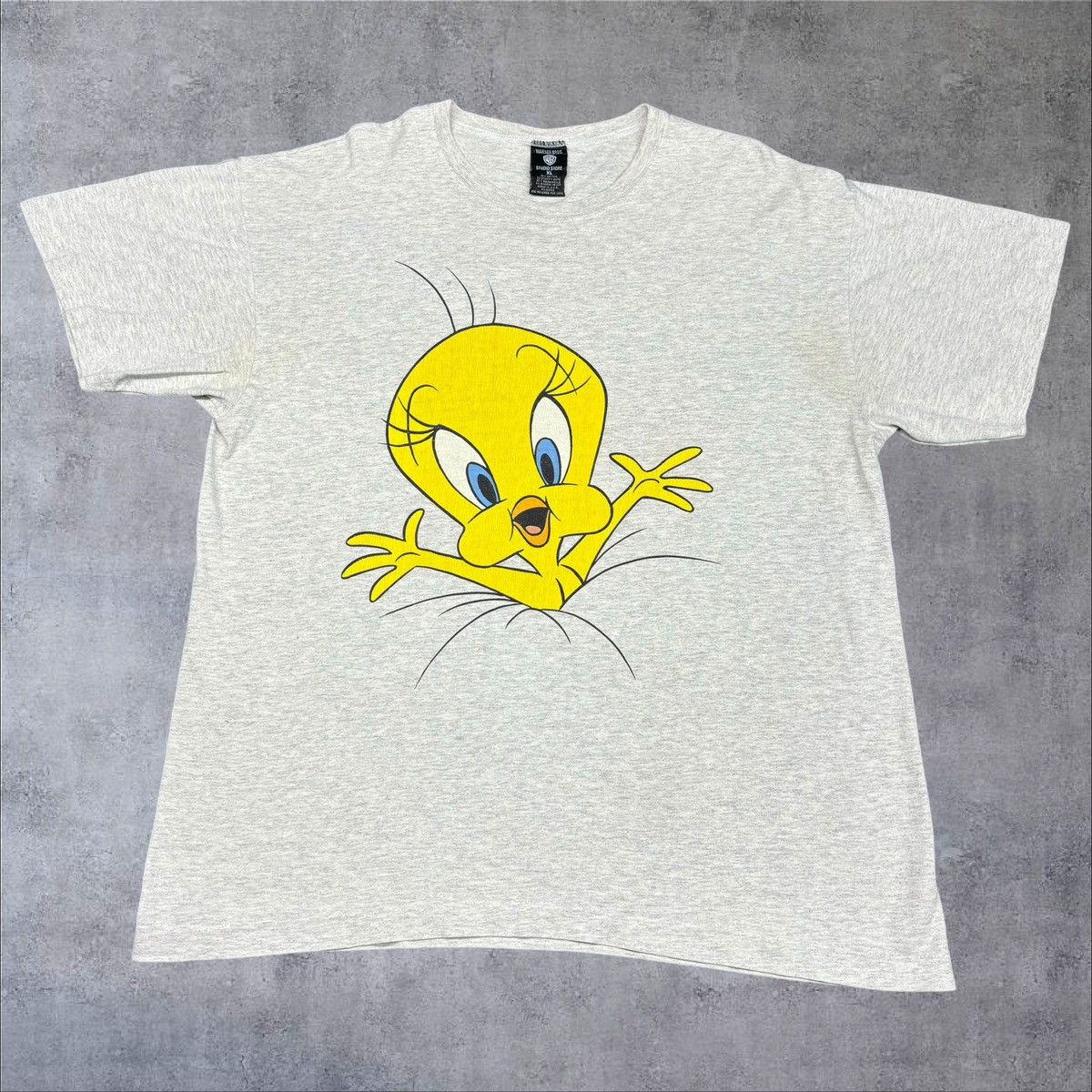 Vintage × Warner Bros Vintage Tweety Bird Shirt Size US XL / EU 56 / 4 - 1 Thumbnail