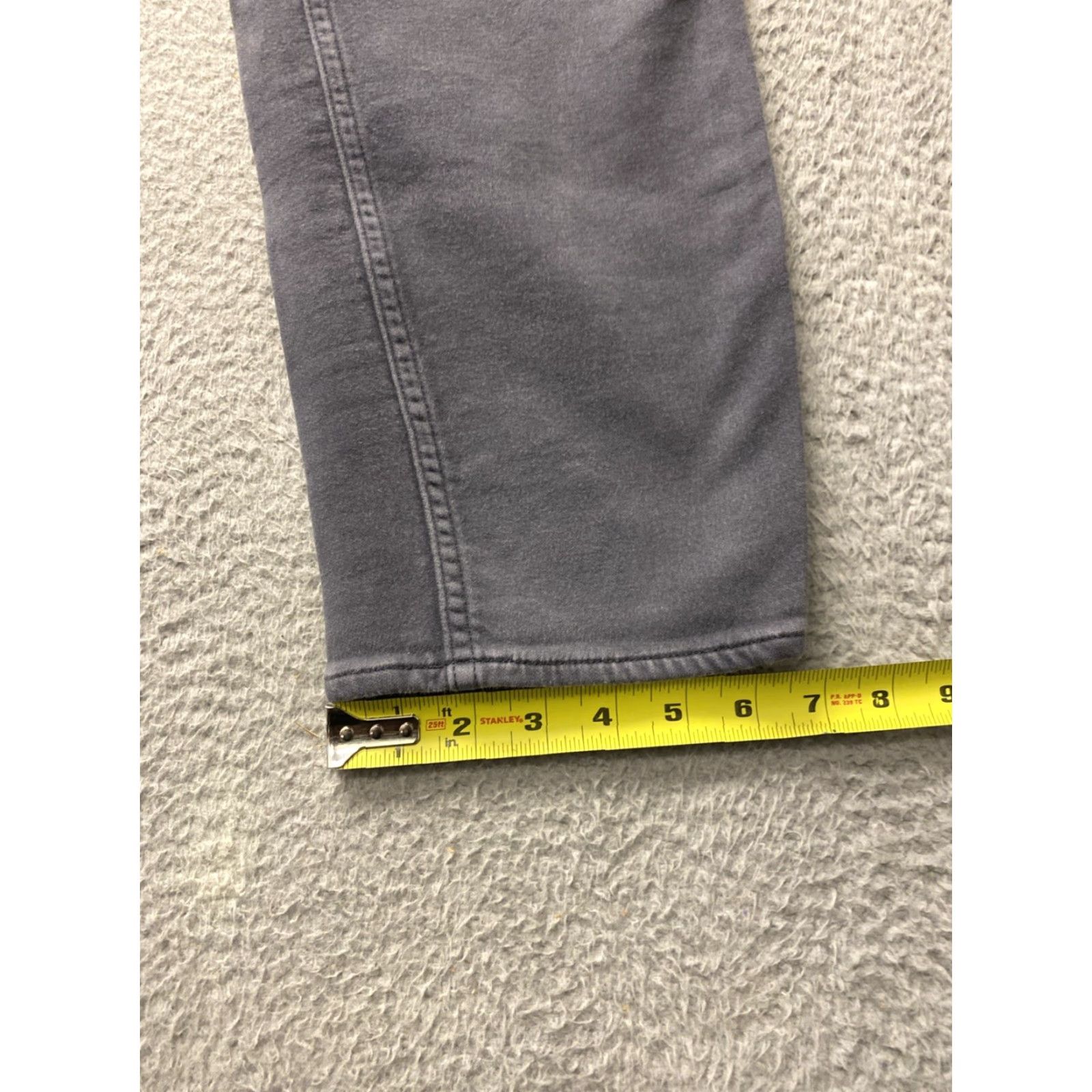Banana Republic Banana Republic Jeans Mens 34x30 Gray Dark Wash Denim Slim Fit Straight 5-Pocket Zip Cotton Blend Stretch Regular Inseam 30 Size US 34 / EU 50 - 7 Thumbnail