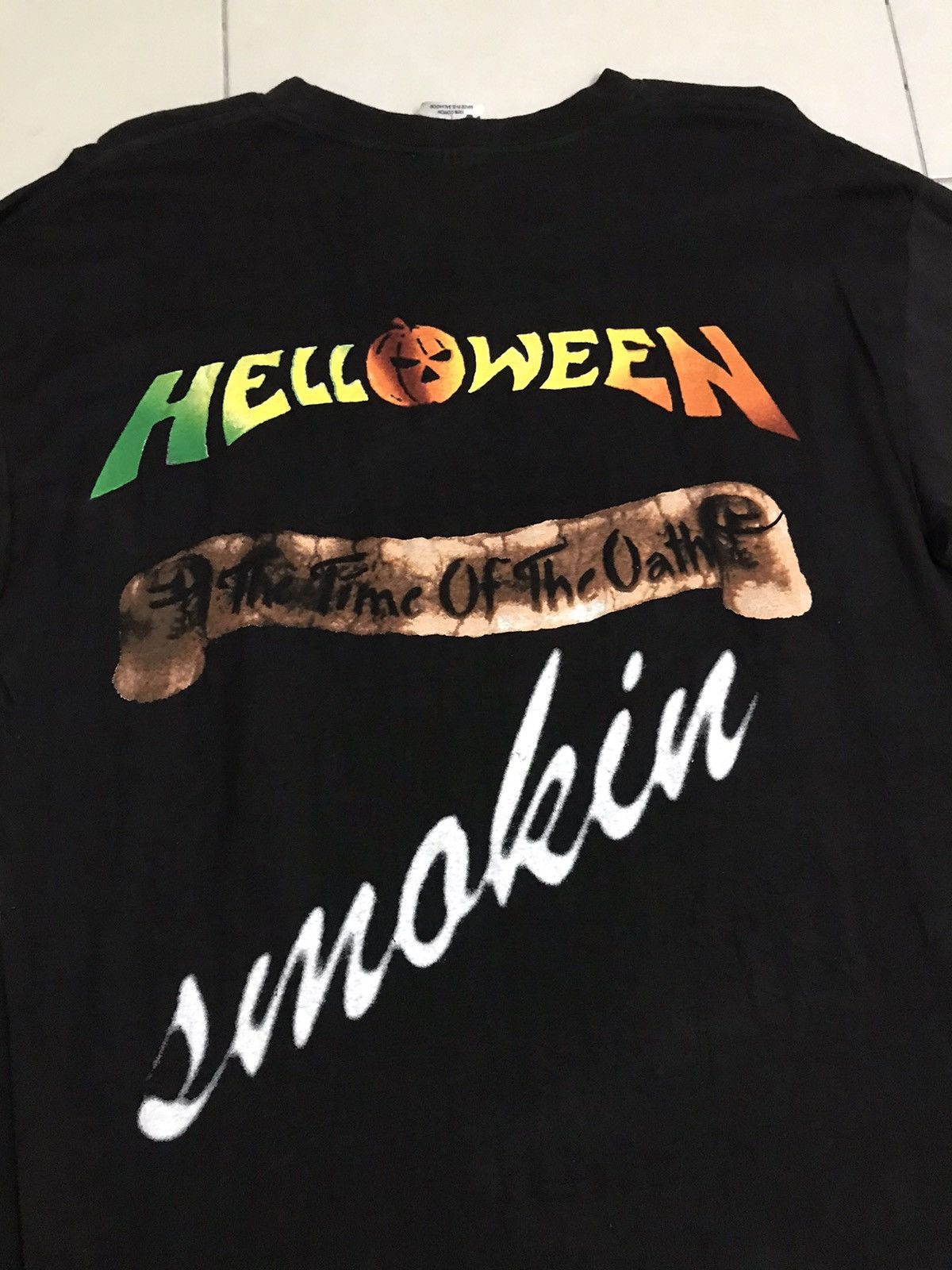 90s helloween バンドTシャツ　ヴィンテージ Vintage 90's Helloween T-shirt Heavy Metal Hard Rock Band