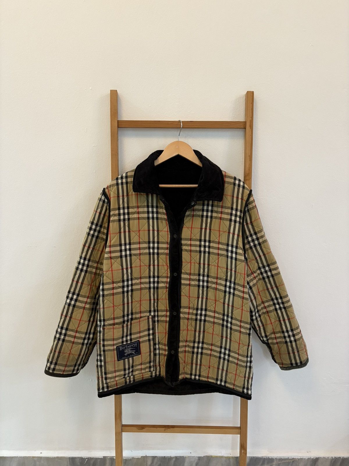 Burberry BURBERRY London Corduroy Jacket Novacheck Size US XL / EU 56 / 4 - 2 Thumbnail