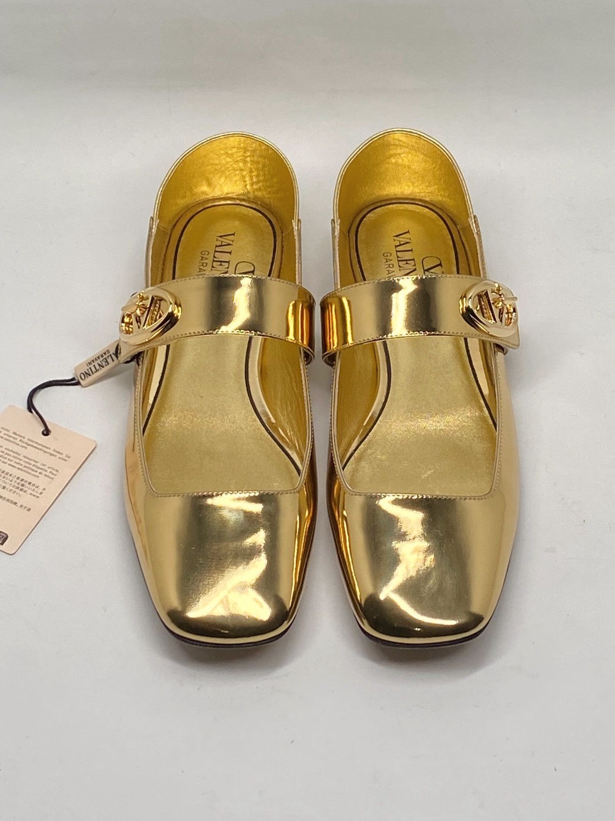 Valentino Valentino Garavani VLogo Mary-Jane ballerina shoes size 36 Size US 6 / IT 36 - 5 Thumbnail