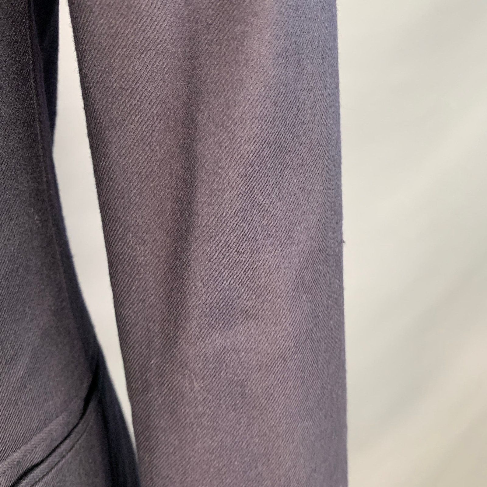Ermenegildo Zegna ERMENEGILDO ZEGNA Regular Navy Wool Twill Notch Lapel Coat Size 40R - 3 Thumbnail