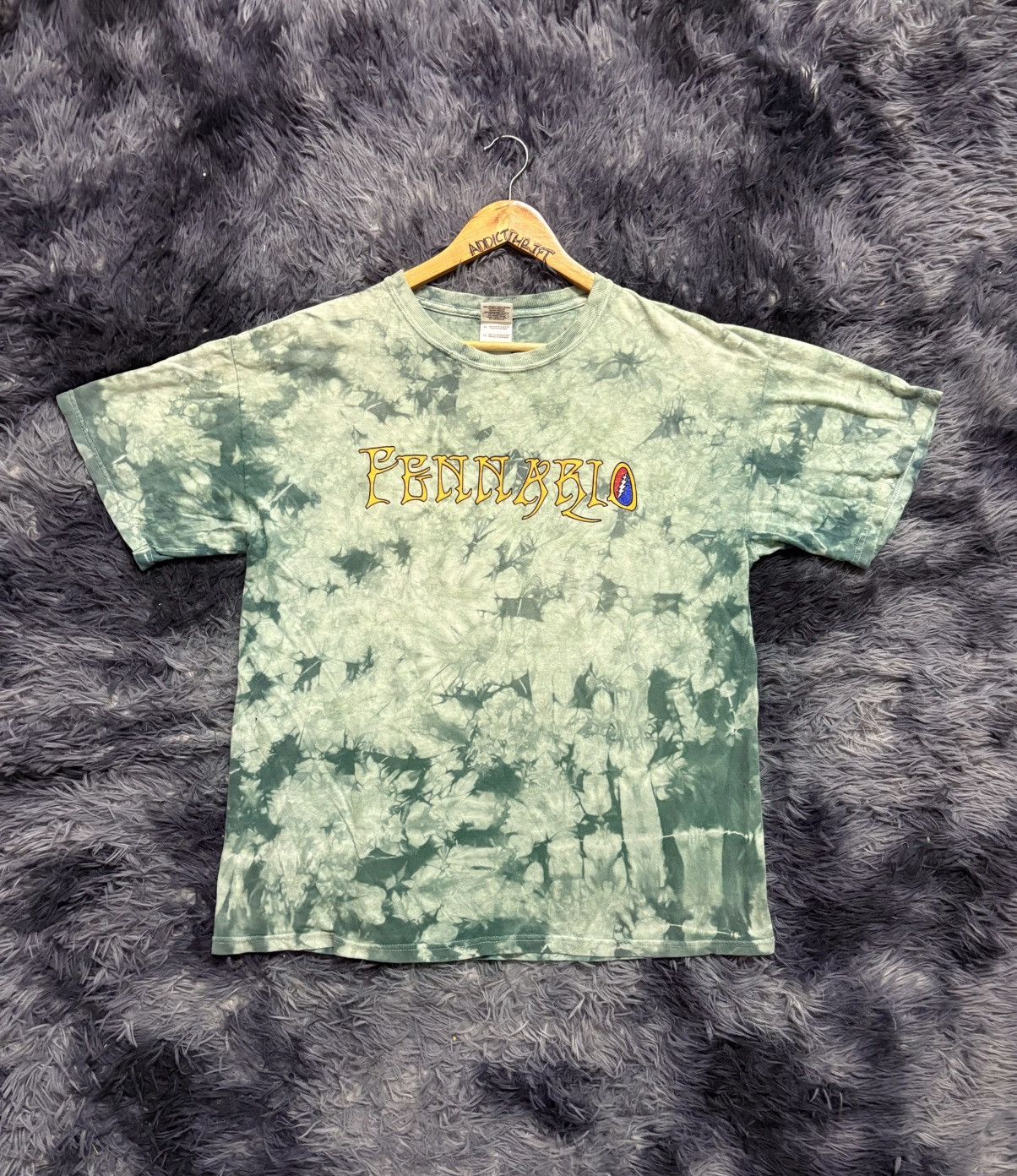 Band Tees 🔥HOT🔥VINTAGE THE GREATFUL DEAD FENNARLO SPELLOUT TIE DYE TEE Size US L / EU 52-54 / 3 - 1 Thumbnail