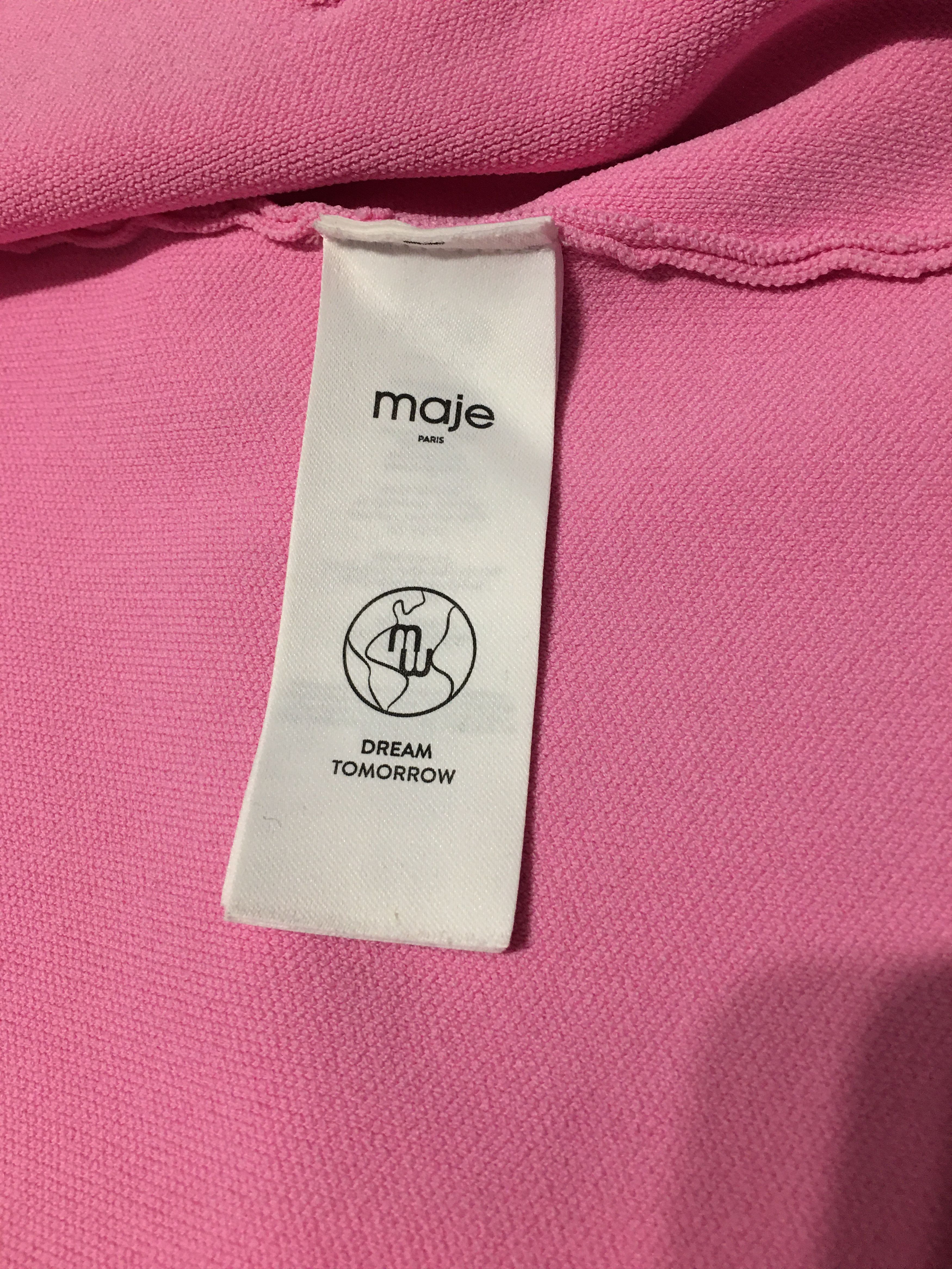 Maje MAJE Madene Belted Knit Cardigan Pink Size 1/S Size S / US 4 / IT 40 - 12 Thumbnail