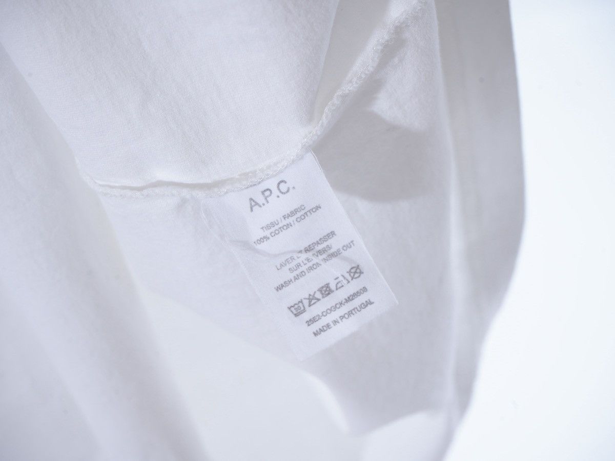 A.P.C. APC short sleeve logo tee fits L Size US XL / EU 56 / 4 - 4 Thumbnail