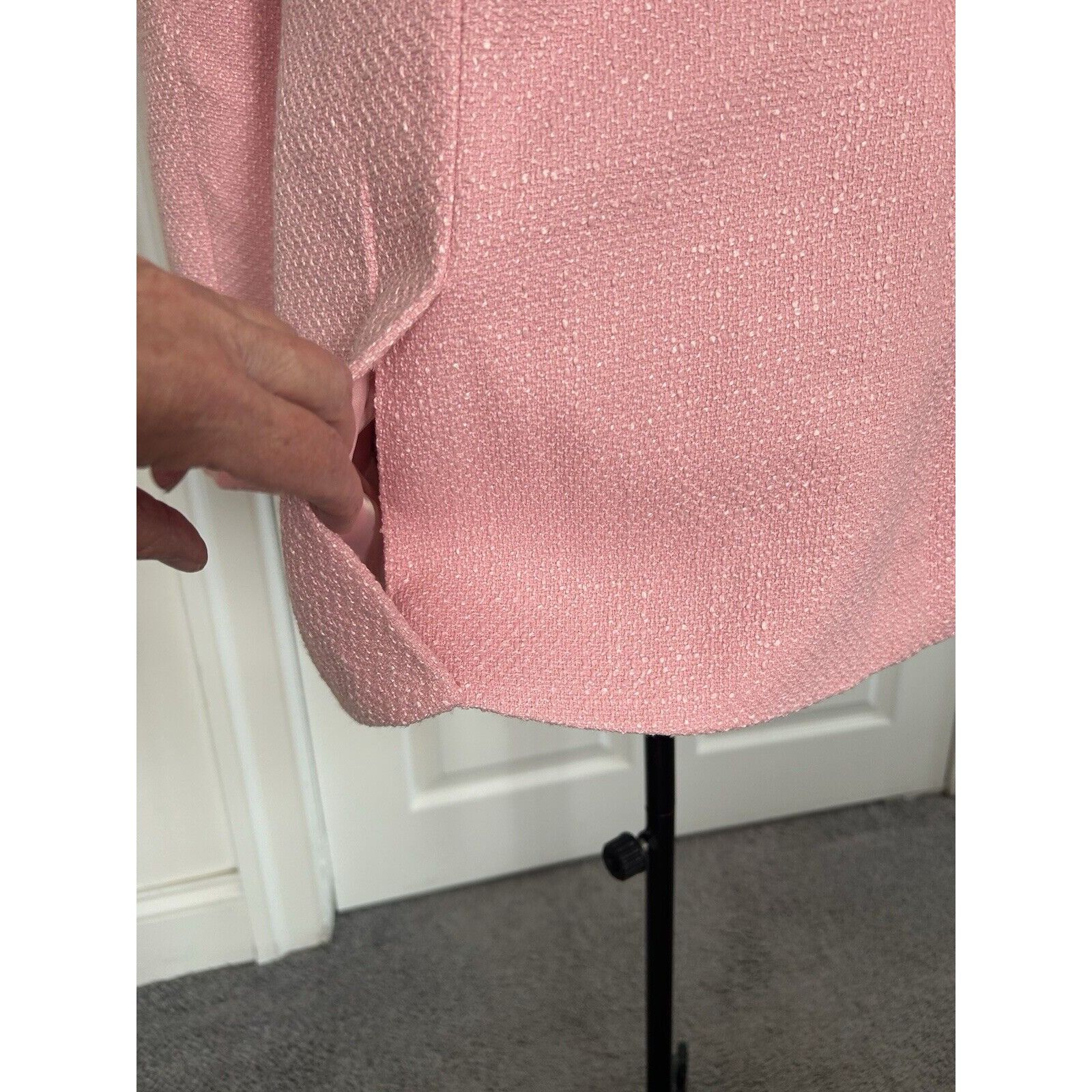 Other ENDLESS ROSE Womens Tweed Single Breasted Blazer Jacket Pink Size M / US 6-8 / IT 42-44 - 10 Thumbnail