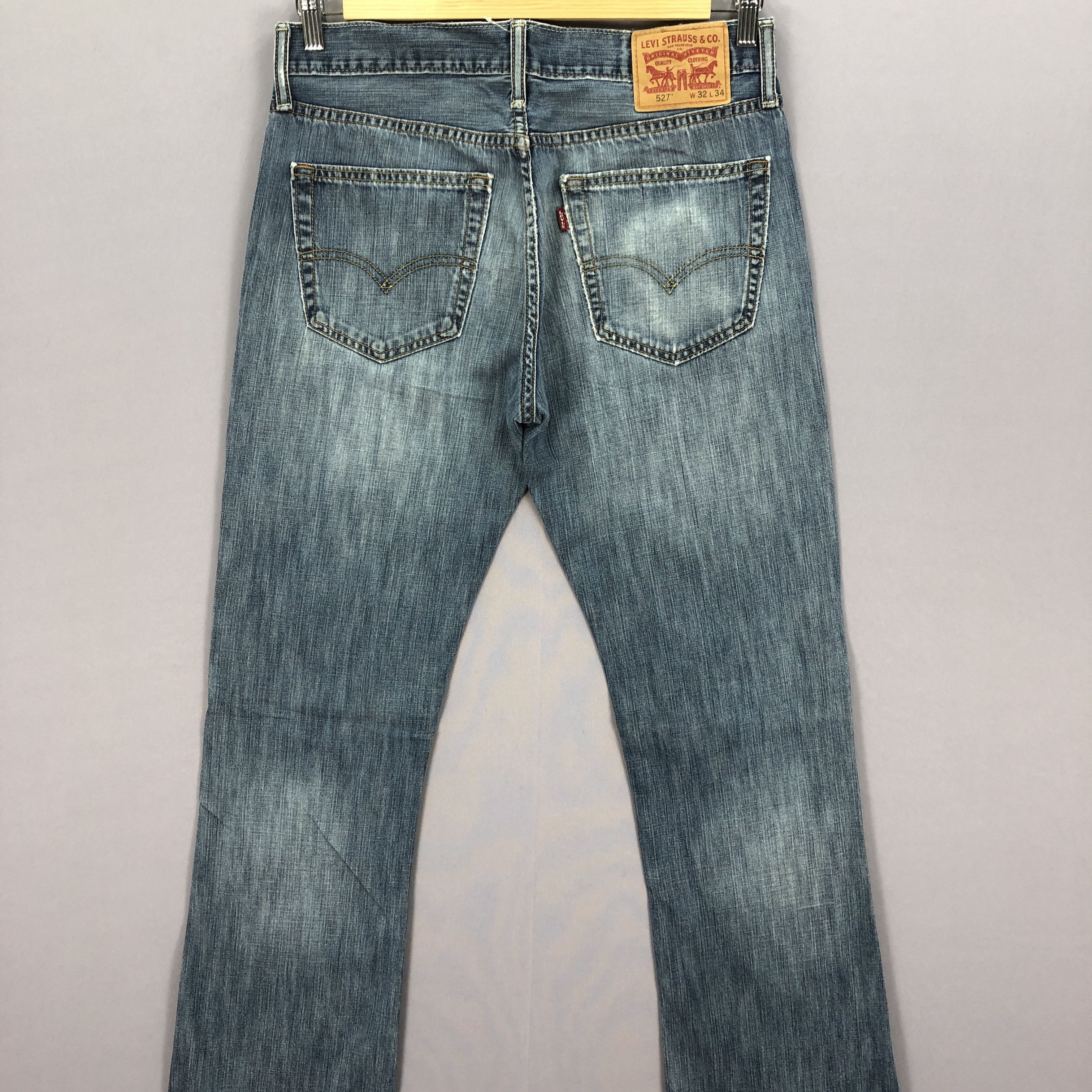Levi's × Vintage Vintage Y2K Levis Flare Jeans Wide Leg Levi's Boot Cut Denim Size US 32 / EU 48 - 4 Thumbnail