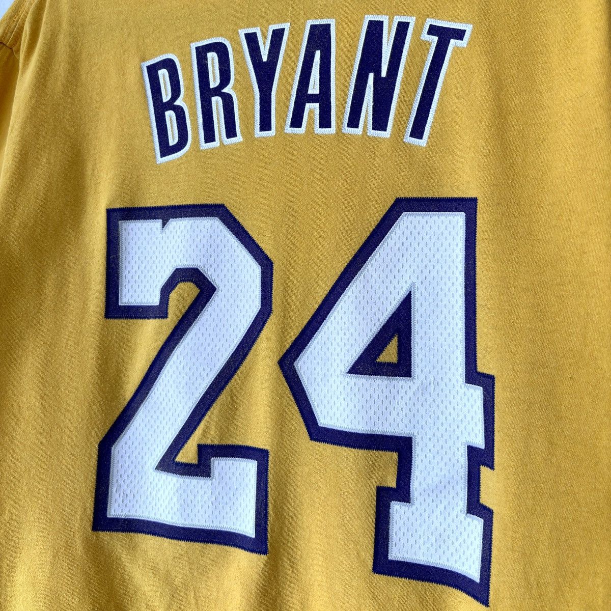 Adidas × NBA 2012 LA Lakers Koby Bryant Yellow T-shirt The Go-to Tee Size US M / EU 48-50 / 2 - 6 Thumbnail