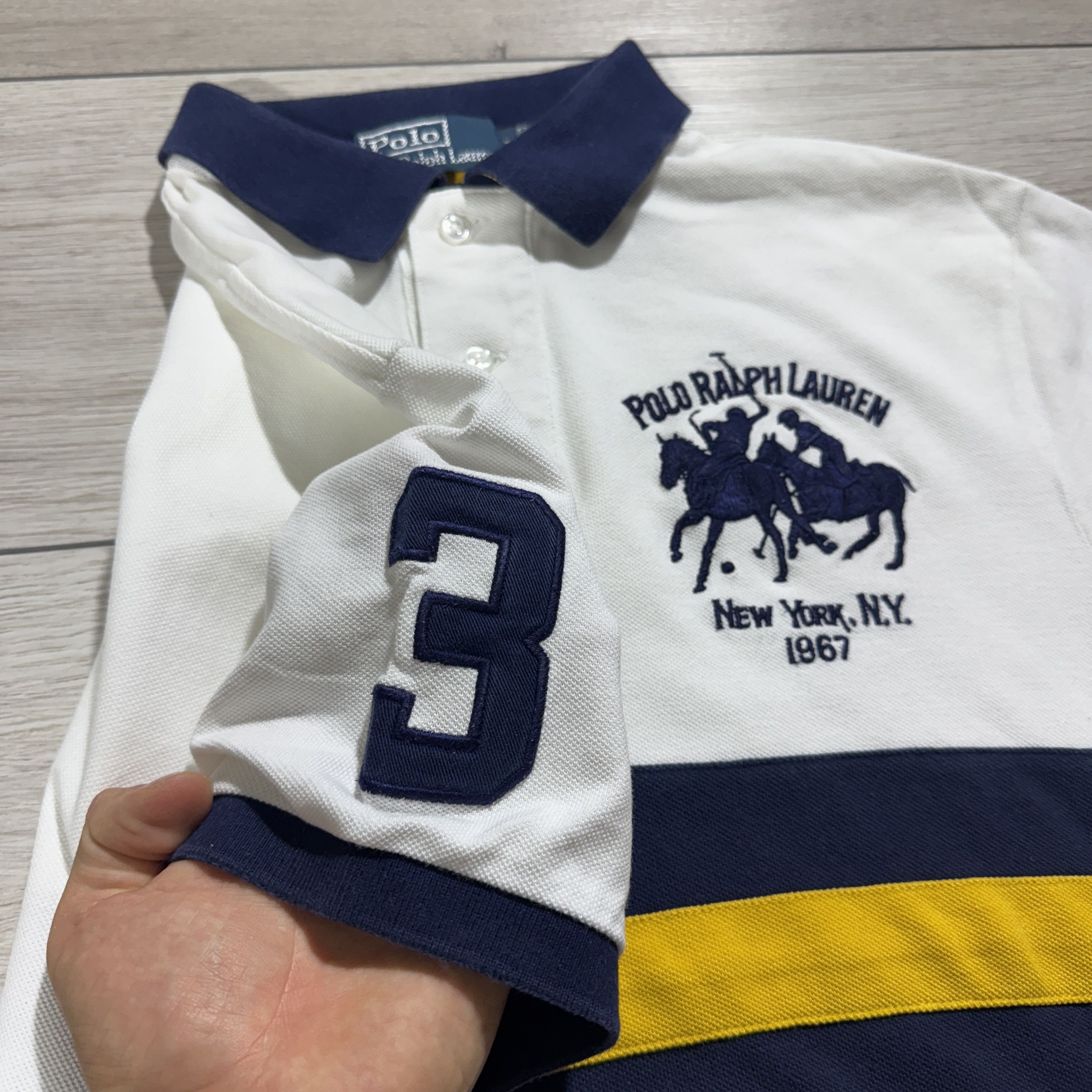 Polo Ralph Lauren Vintage Polo Ralph Lauren Polo Team 3 Chief Keef Style Size US M / EU 48-50 / 2 - 4 Thumbnail