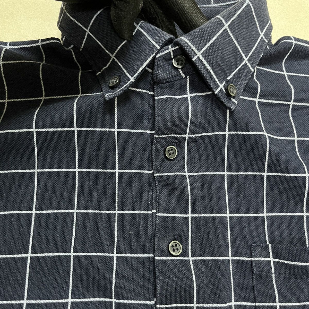 Designer × Japanese Brand × Uniqlo Uniqlo Grid Polo Shirt Size US S / EU 44-46 / 1 - 4 Thumbnail