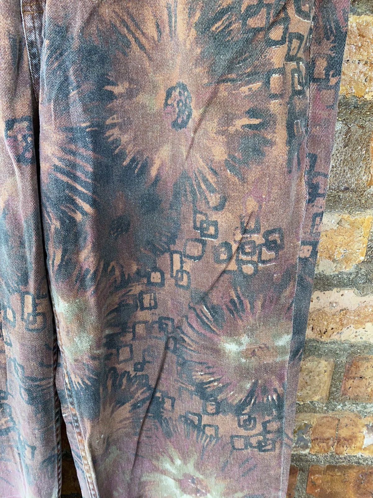 Japanese Brand 90s Chico Firework floral art print Size US 33 - 6 Thumbnail