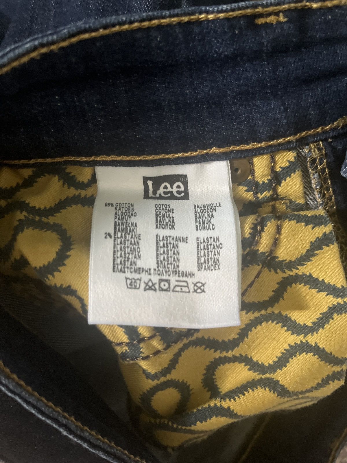 Lee × Vivienne Westwood Vivienne Westwood x Lee Navy Denim Jeans Size 28" / US 6 / IT 42 - 11 Thumbnail
