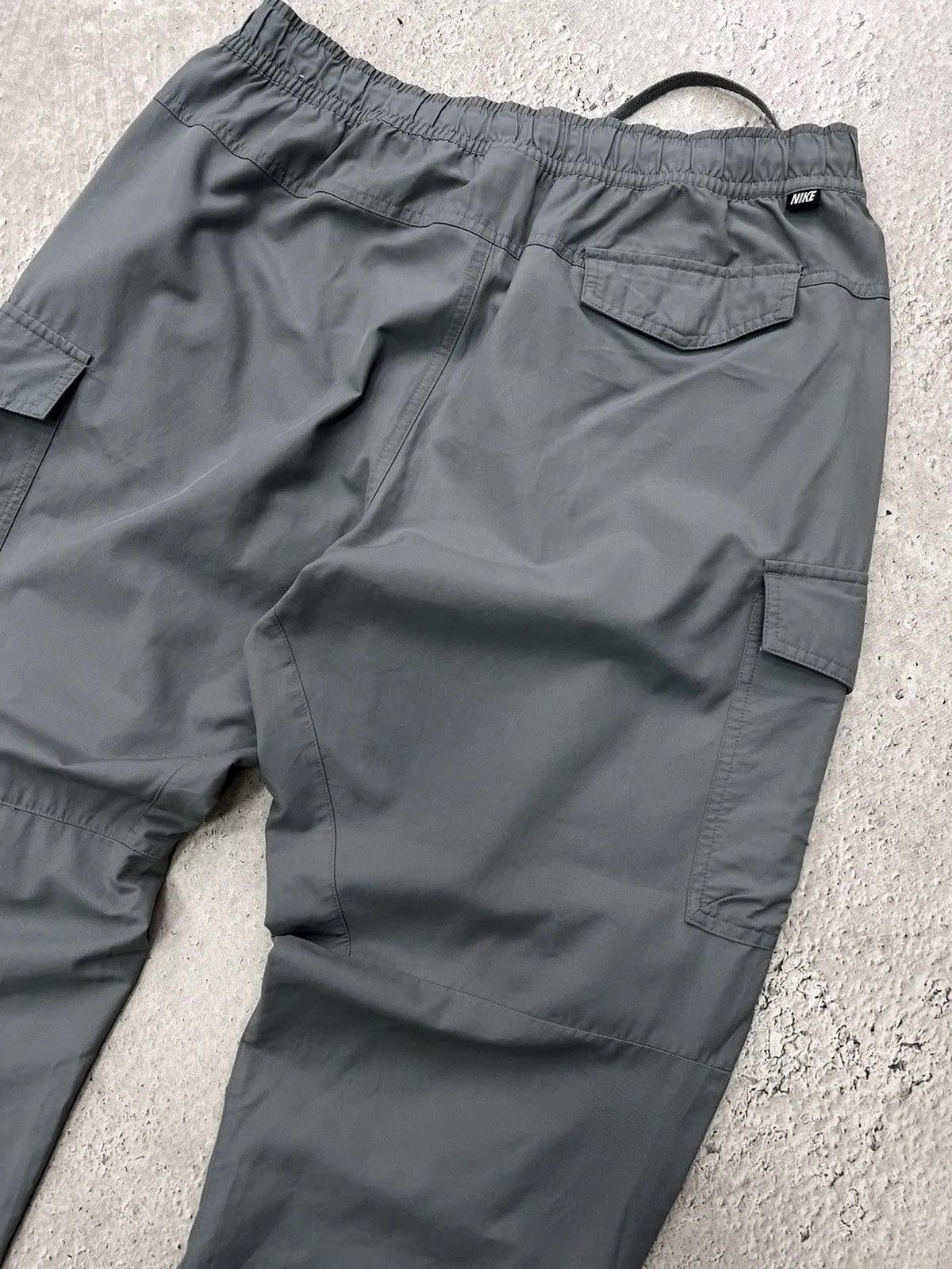 Nike Nike drill cargo pants y2k nylon swoosh y2k Size US 35 - 12 Thumbnail