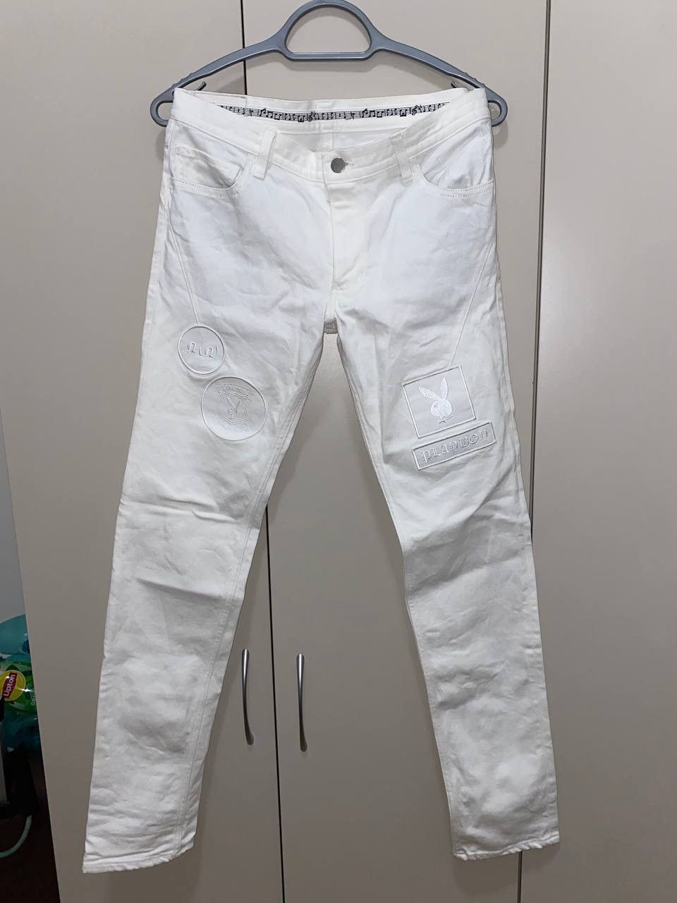 Number (N)ine × Playboy Number Nine x Playboy SS15 White Denim