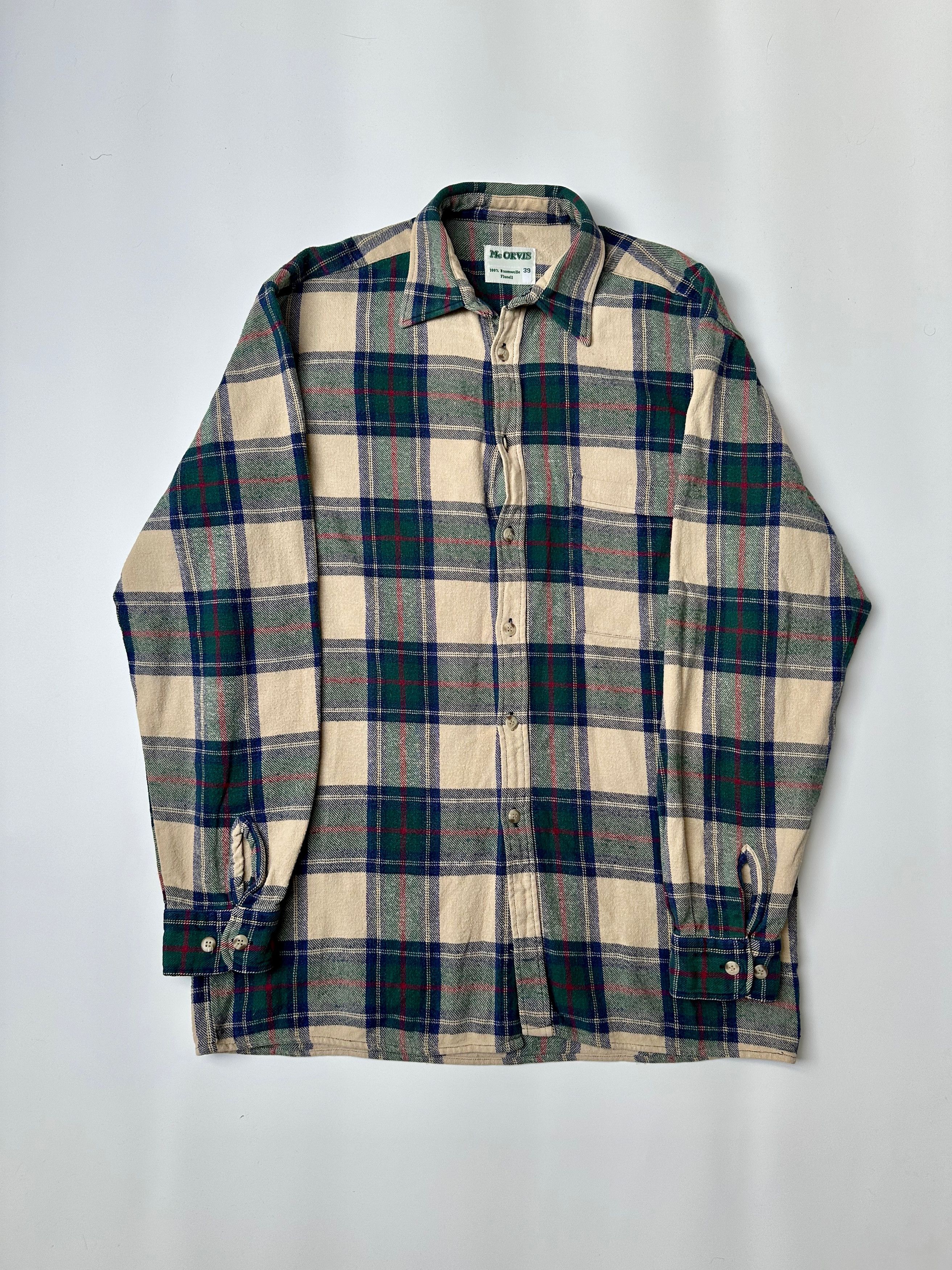 Orvis Vintage Mc Orvis Flanell Shirt checkered plaid Size US M / EU 48-50 / 2 - 1 Thumbnail