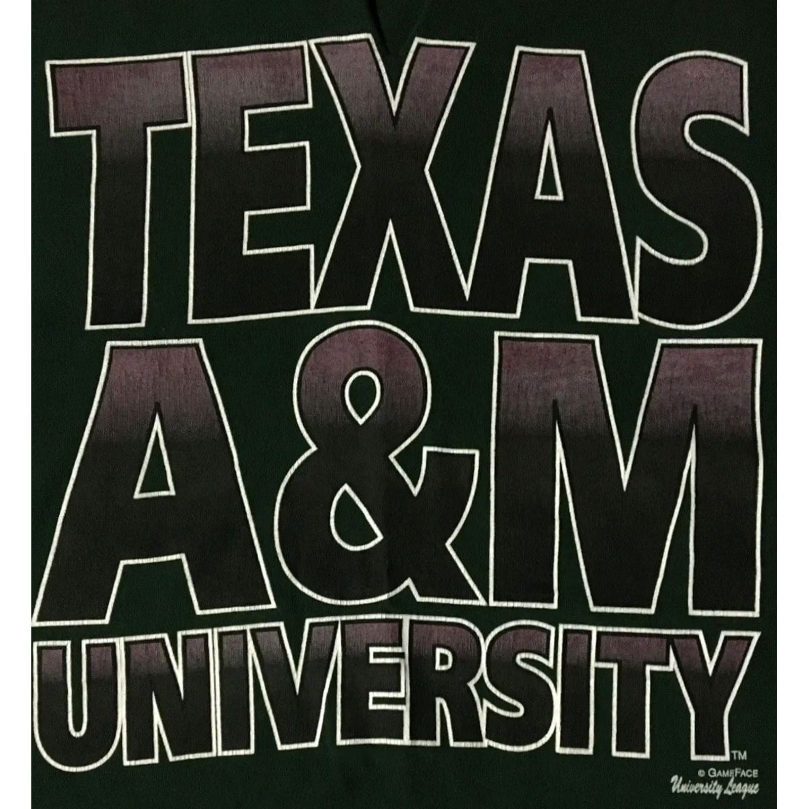 Vintage VINTAGE Texas A&M University Shirt XL Green 90s Distressed Striped Single Stitch Men USA College School Grunge 80s 90s USA Mens XL Green Shirt Size US XL / EU 56 / 4 - 2 Thumbnail