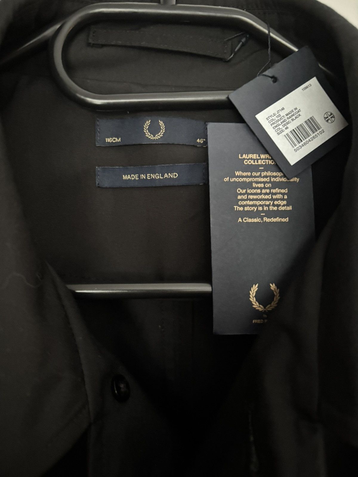 Fred Perry Fred Perry Raincoat made in England J7148 XL/XXL 46 Size US XL / EU 56 / 4 - 2 Thumbnail