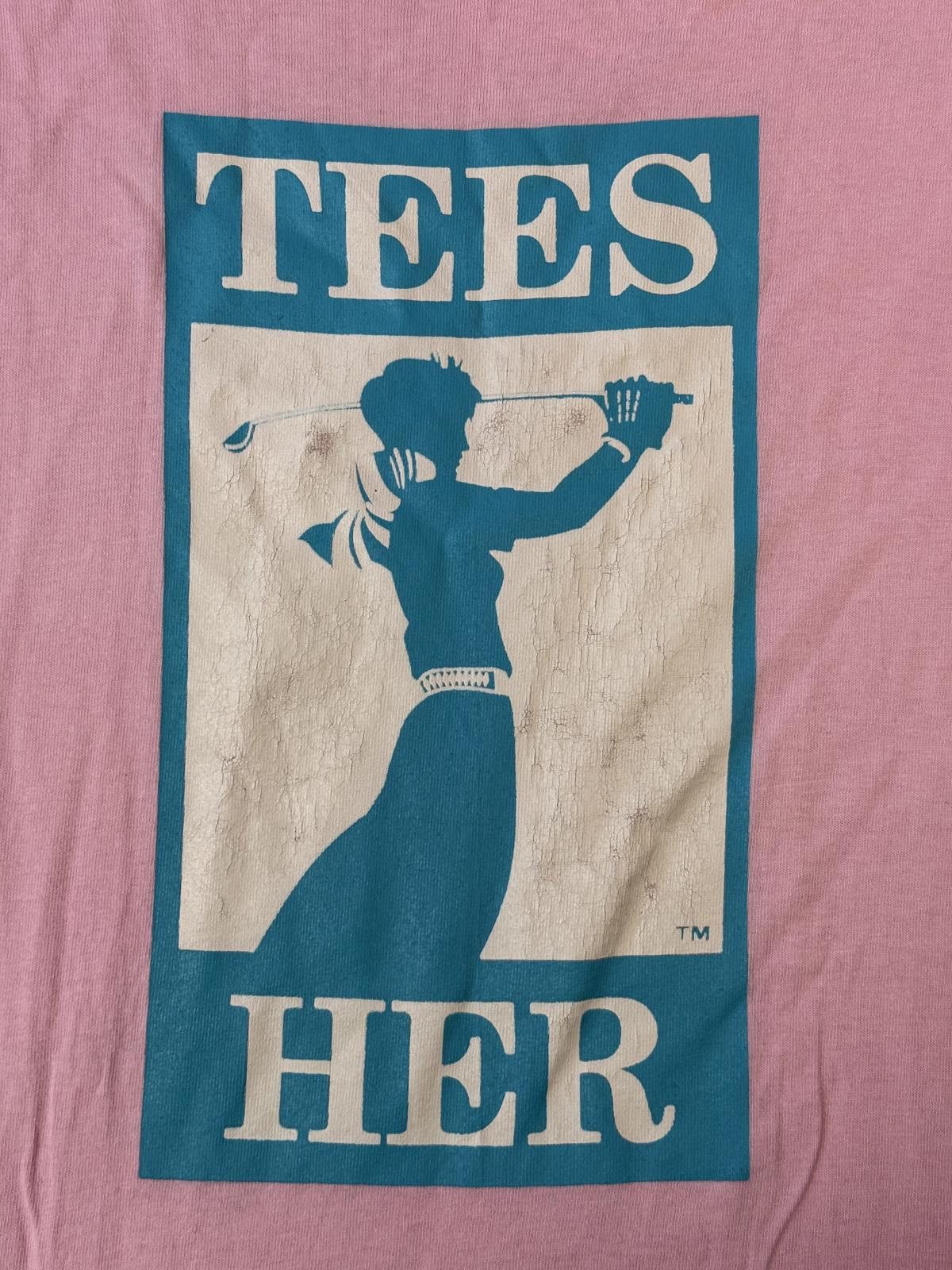 Fruit Of The Loom VTG Women's Golf T-shirt - Tees Her Golf Swing Tee - L Size US L / EU 52-54 / 3 - 4 Thumbnail