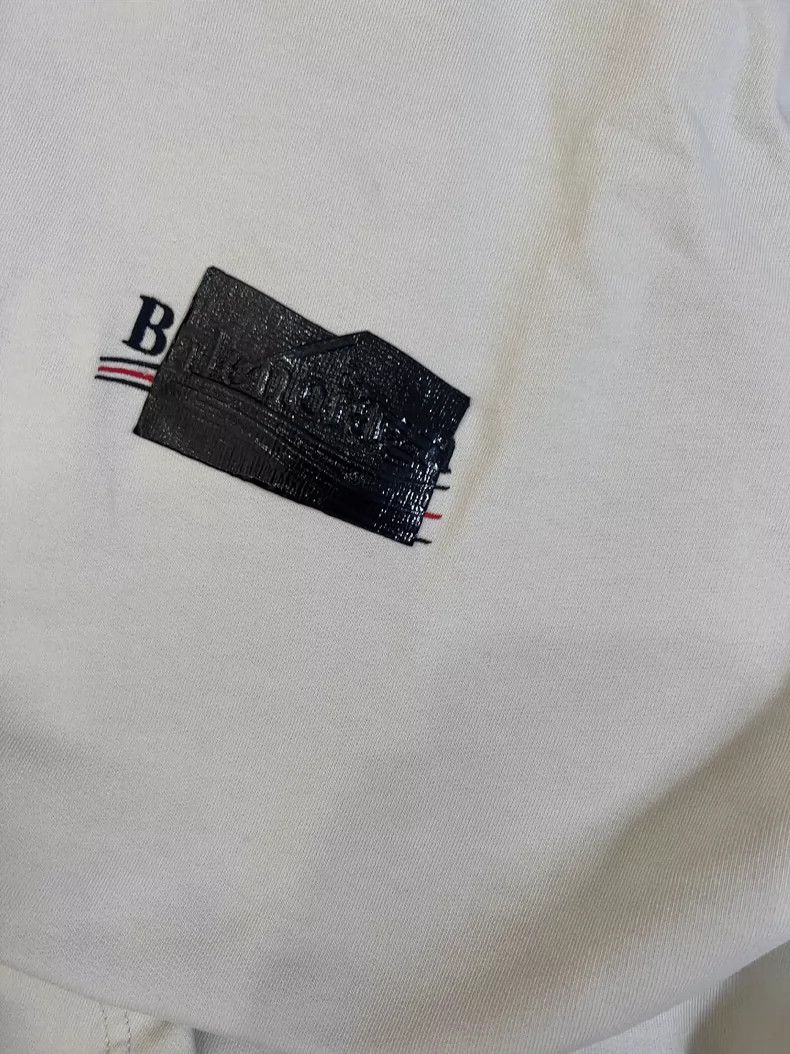 Balenciaga Balenciaga White tape coke tape wave sweater Size US L / EU 52-54 / 3 - 5 Thumbnail