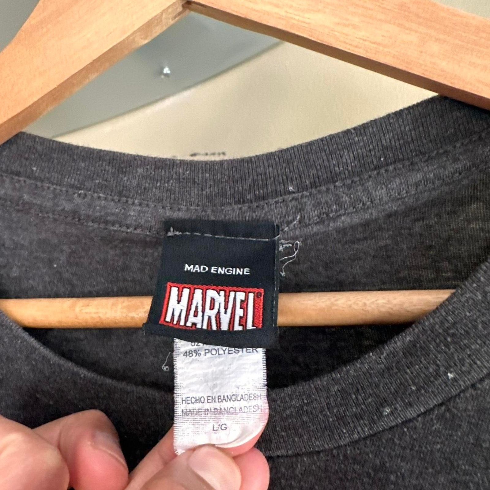 Marvel Comics × Vintage Vintage Y2K Marvel Mad Engine Shirt Size US L / EU 52-54 / 3 - 4 Thumbnail