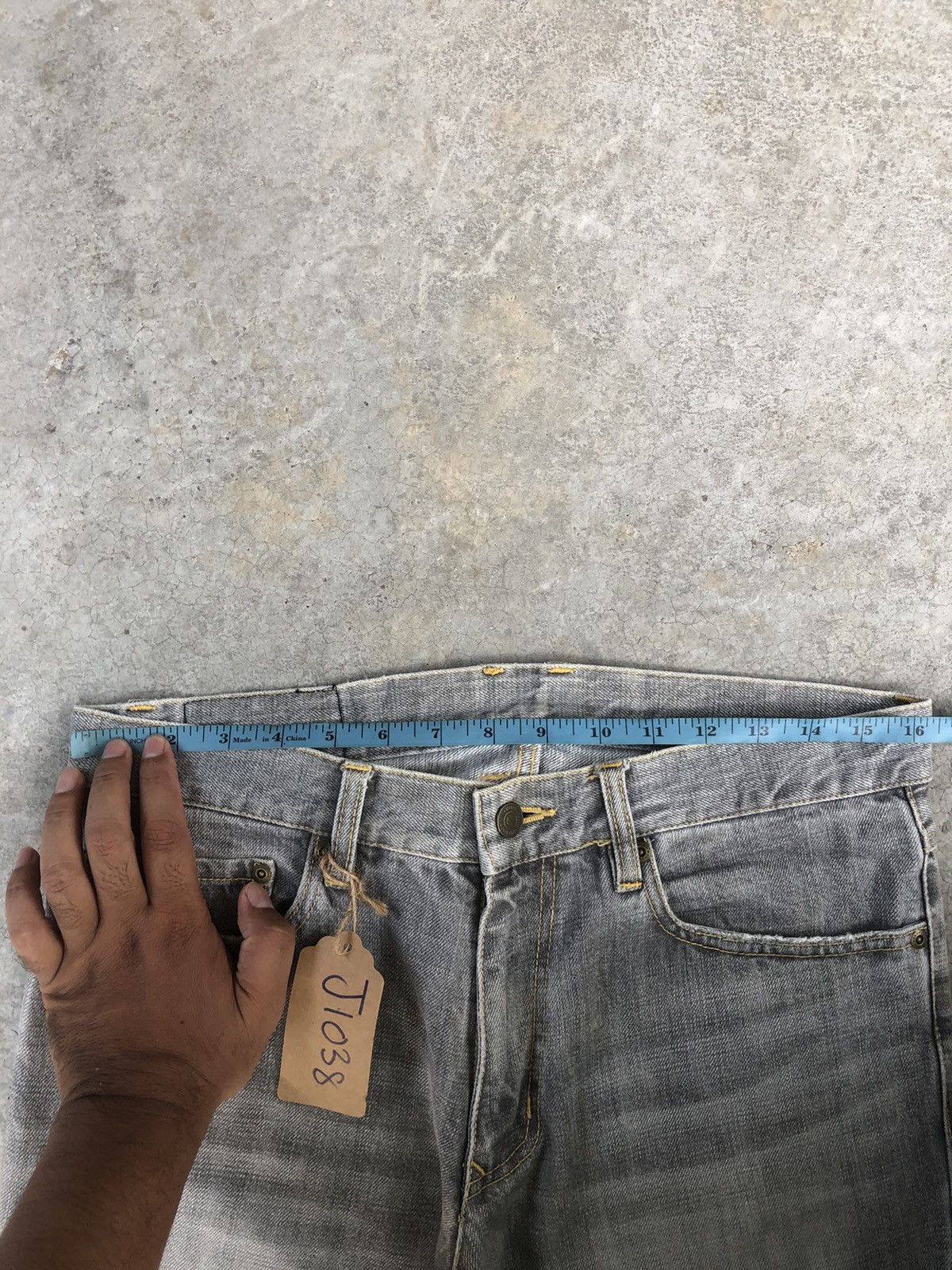 If Six Was Nine Y2k Monsieur Flared Jeans Distressed Size US 32 / EU 48 - 20 Thumbnail