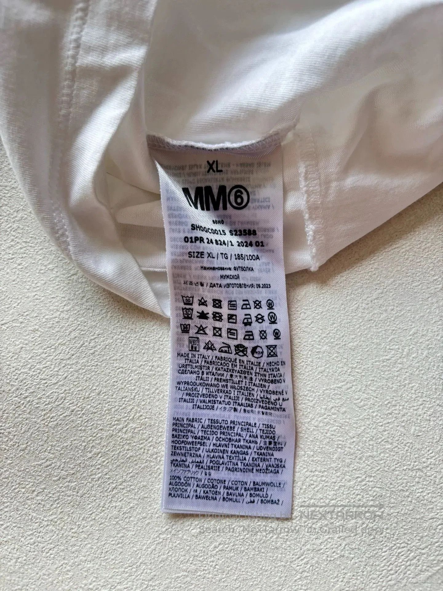 Maison Margiela MM6 Maison Margiela Digital Cat Logo Short sleeve. Size US XL / EU 56 / 4 - 4 Thumbnail