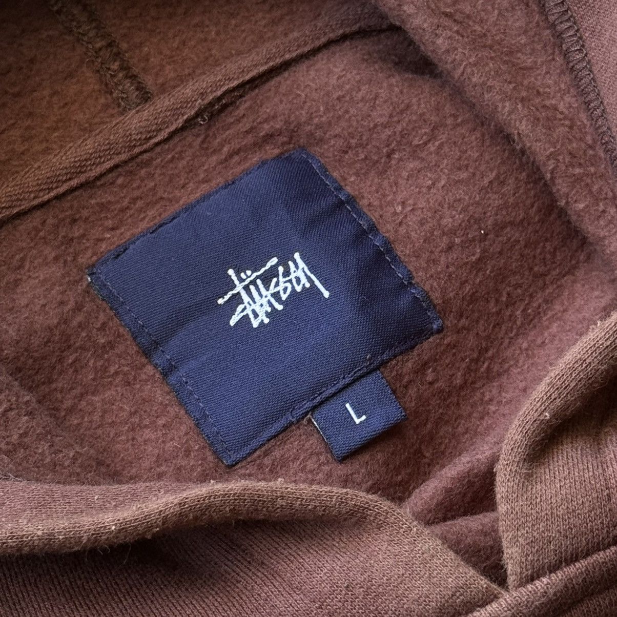 Stussy Stussy Brown Hoodie 90's Size US L / EU 52-54 / 3 - 4 Thumbnail