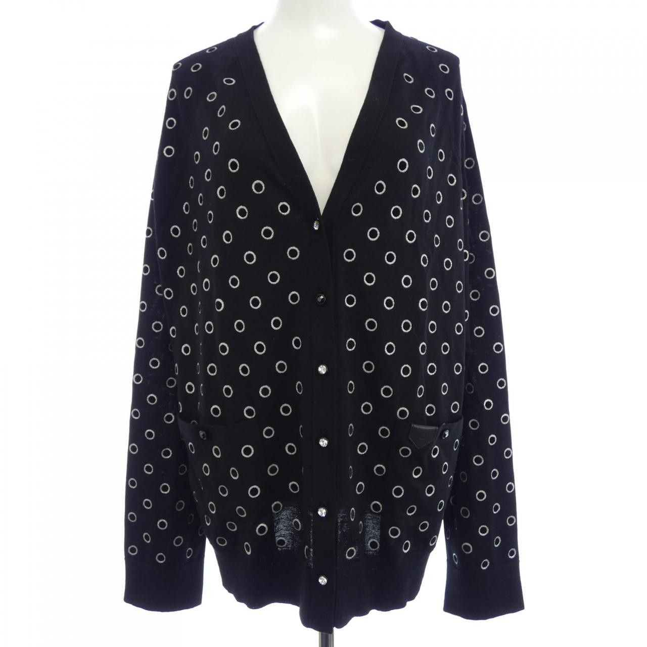 Louis Vuitton Louis Vuitton Louis Vuitton Cardigan Wool Cardigan Cotton Tops FSKC53WJP DUTY FREE for USA Size ONE SIZE - 1 Thumbnail