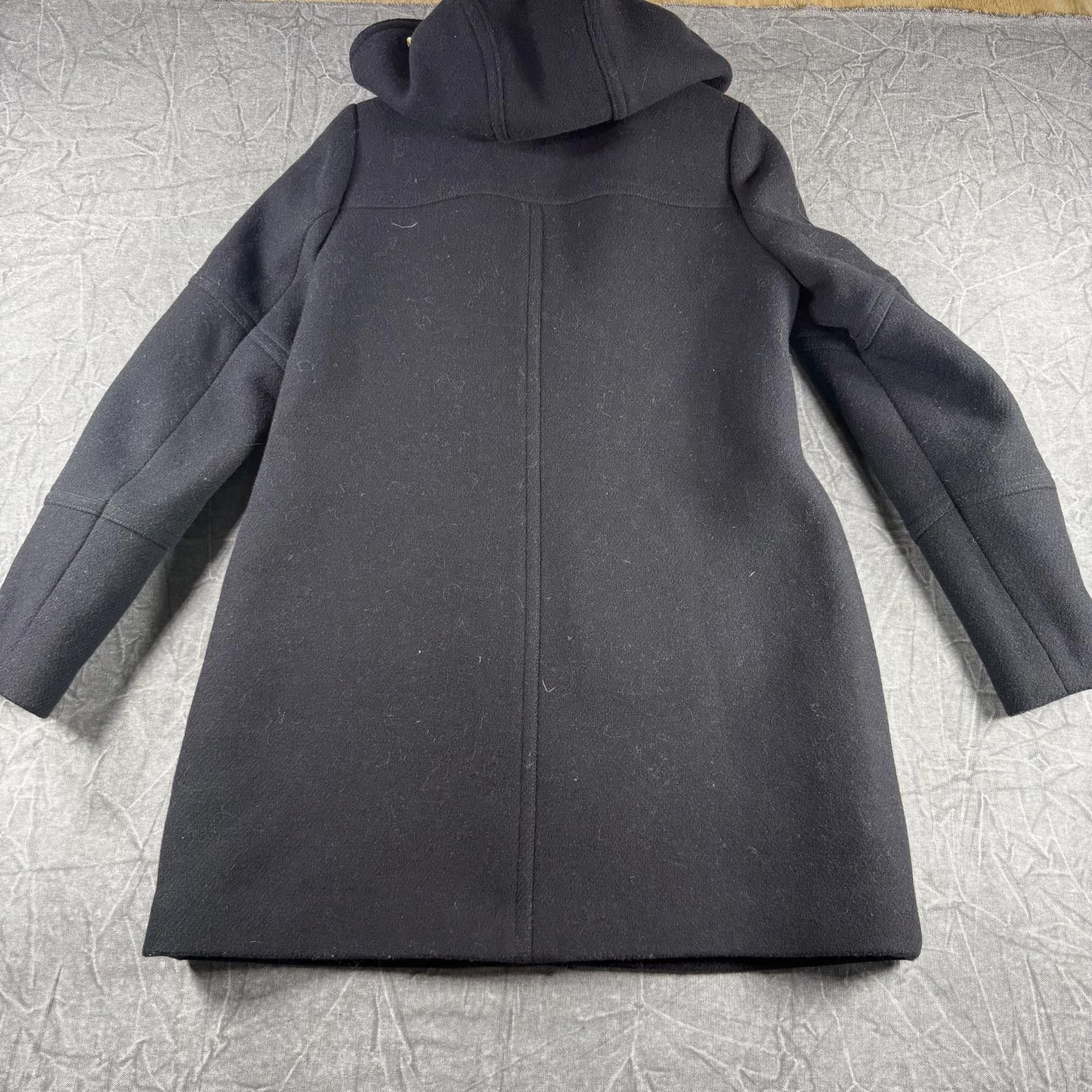 J.Crew J-Crew Coat Women's 2 Black Nello Gori Italian Stadium Wool Size XS / US 0-2 / IT 36-38 - 8 Thumbnail