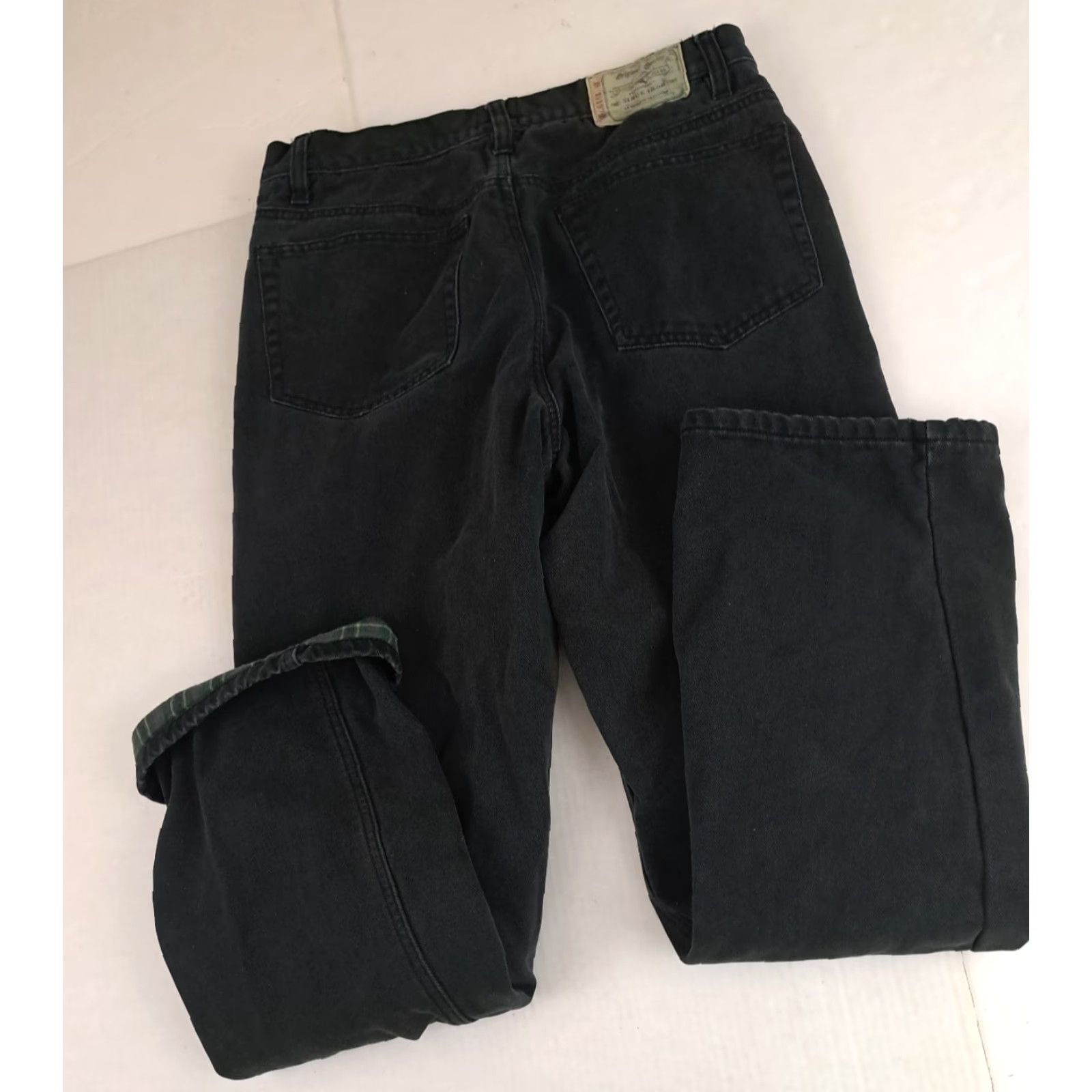 Vintage VINTAGE Red Head Work Pants Black 34-34 Insulated Cotton Canvas Cargo Pocket Straight Leg 31 Inseam Mens Size US 34 / EU 50 - 7 Thumbnail