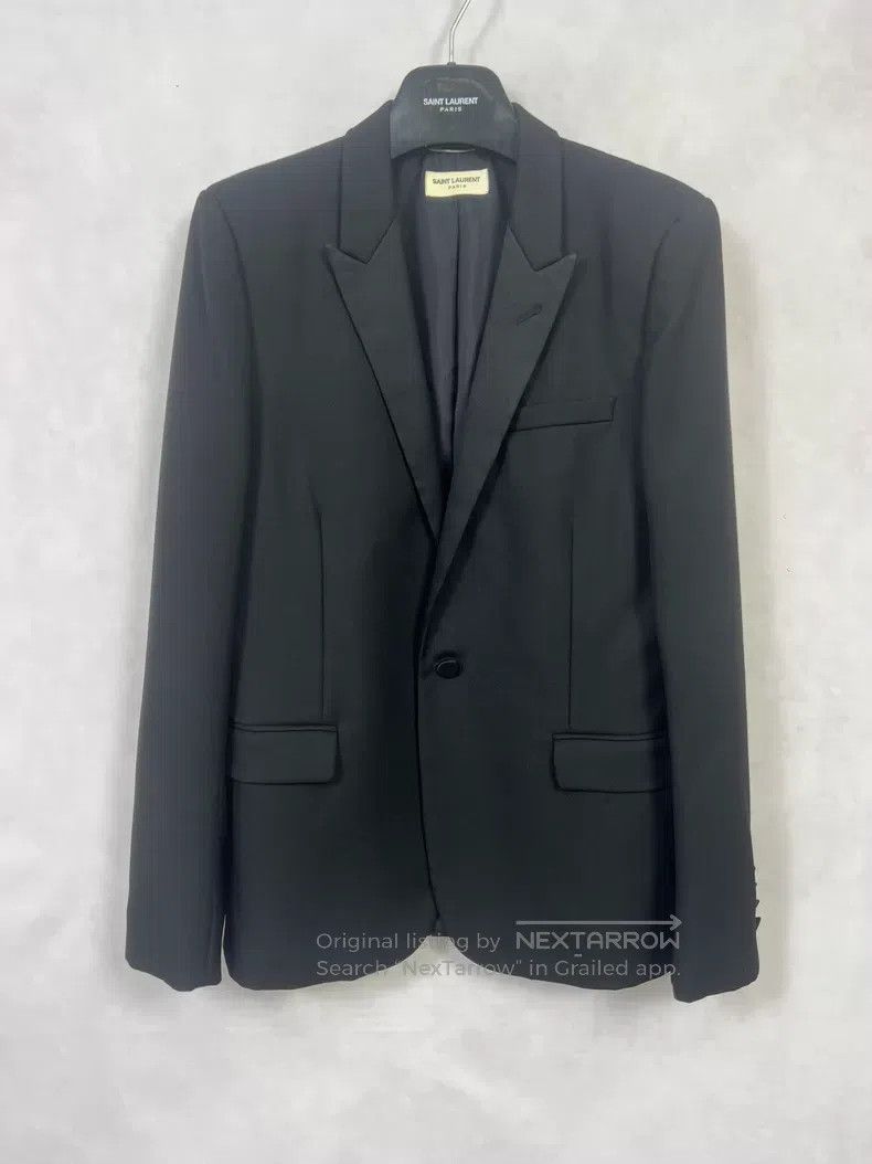 Saint Laurent Paris Saint Laurent Paris Original Black Smoking Suit Lapel Suit Size US M / EU 48-50 / 2 - 1 Thumbnail