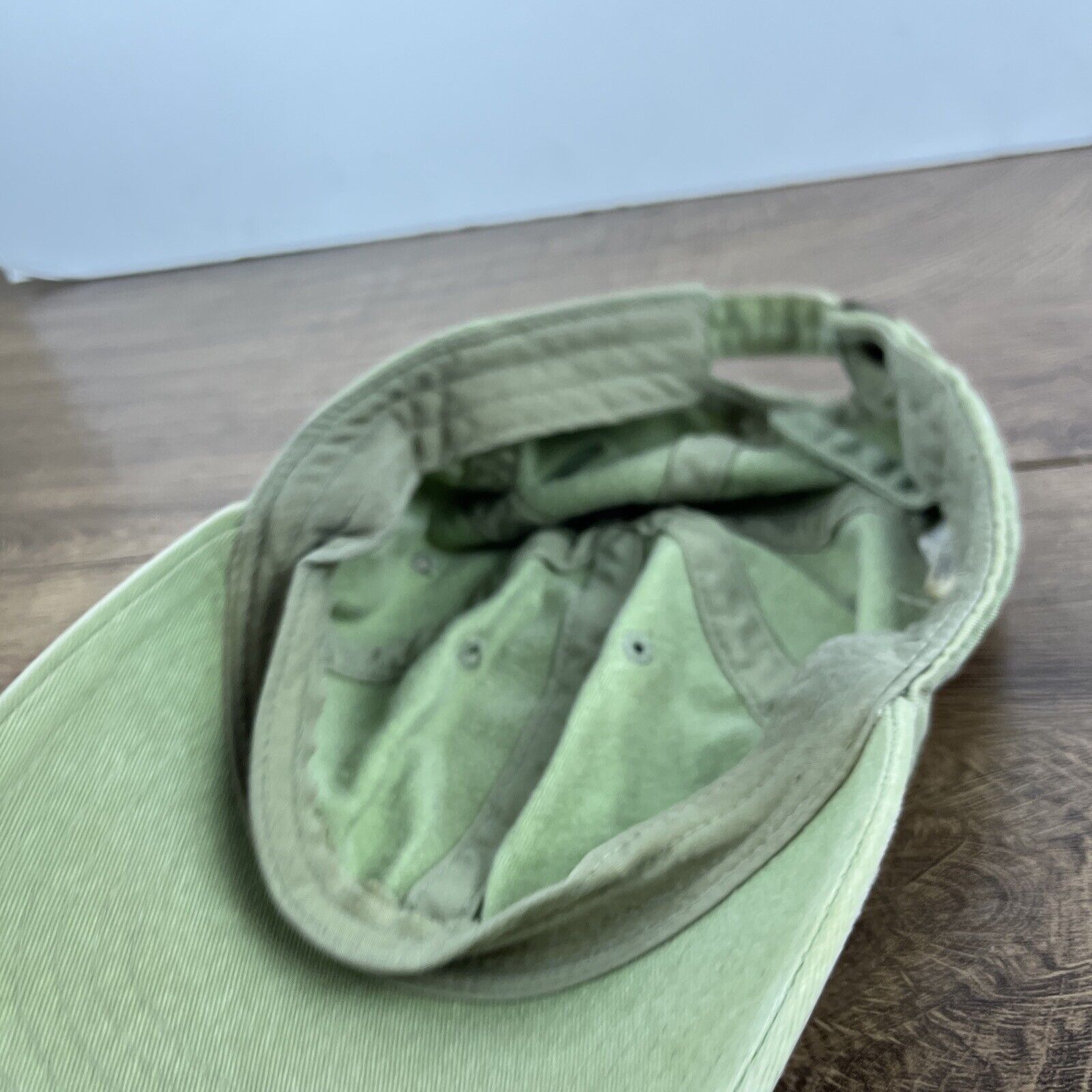 Other Plain Green Hat Adjustable Adult Size Hat Green Cap Size ONE SIZE - 12 Thumbnail