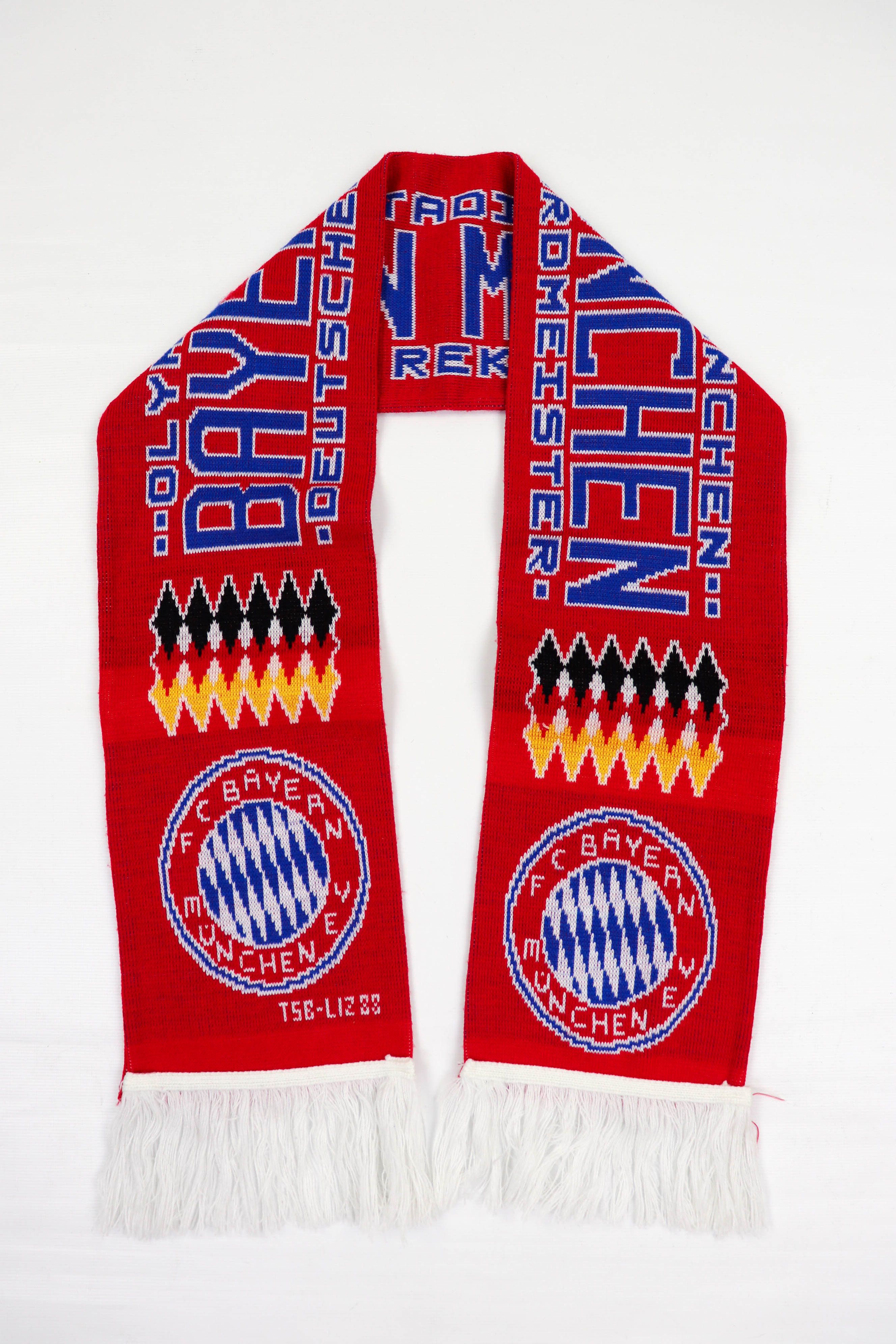 Vintage Bayern Munchen Vintage 90-00s Olympia Stadion Soccer Scarf Size ONE SIZE - 1 Thumbnail