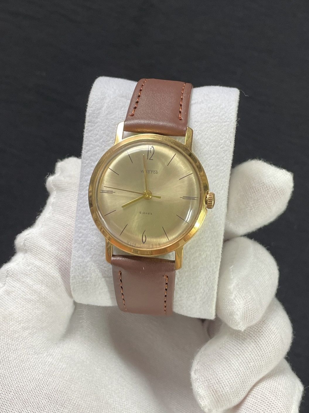 Vintage Vintage Watch Vostok Soviet USSR Mechanical Retro 1970s Size ONE SIZE - 2 Thumbnail