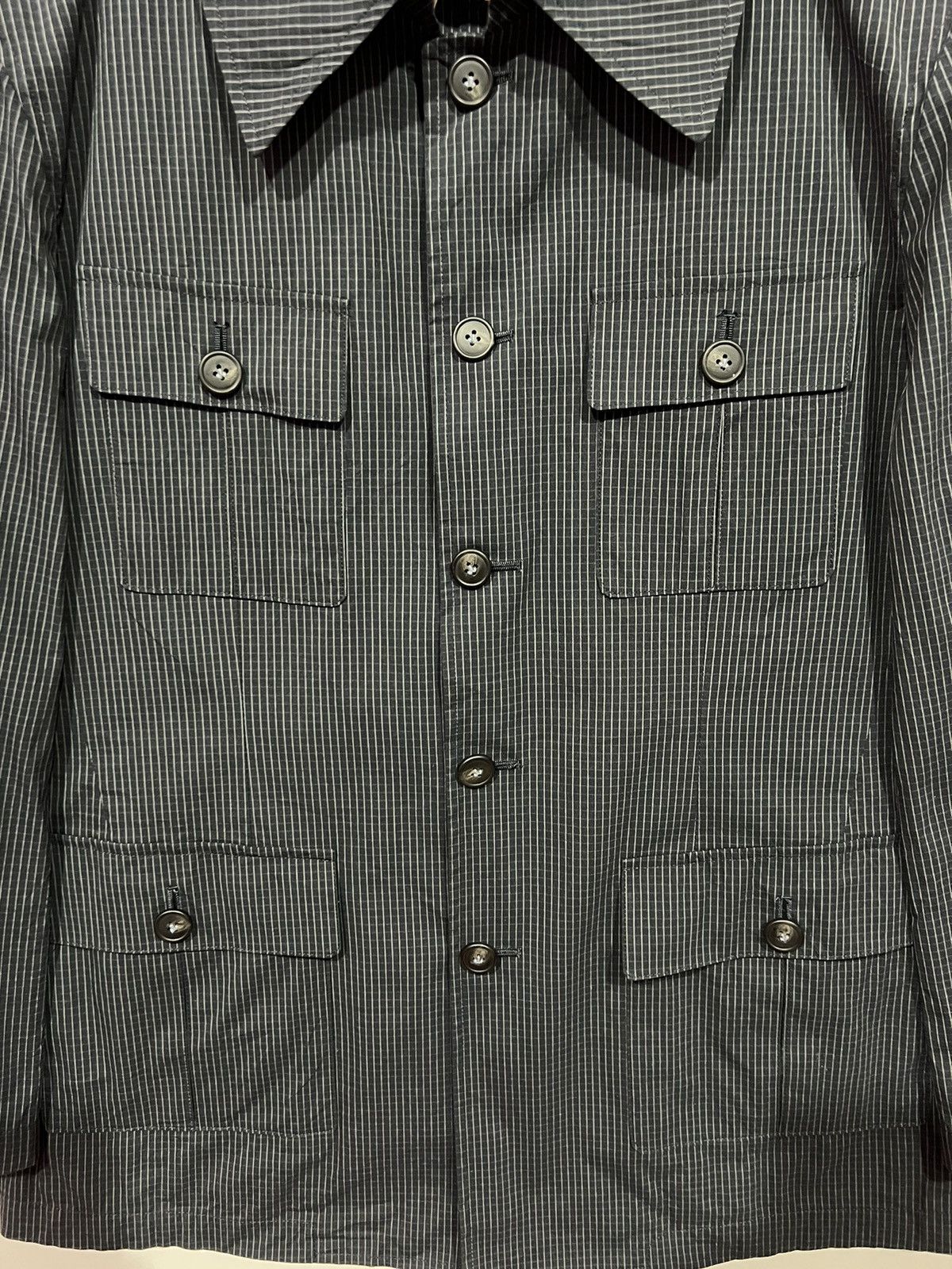 Japanese Brand 🔥 KANSAI YAMAMOTO PLAID COTTON WORKERS JACKET - M Size US M / EU 48-50 / 2 - 4 Thumbnail