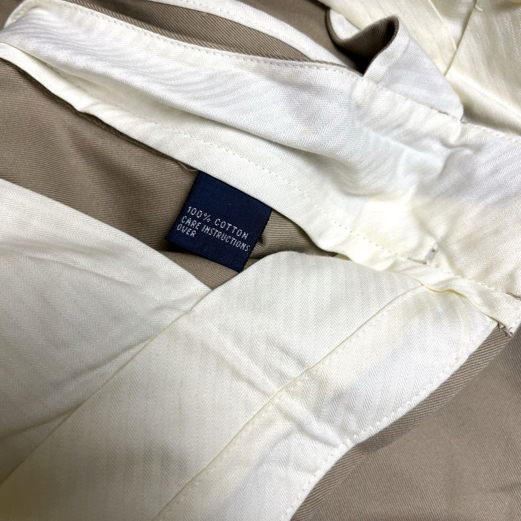 Ralph Lauren VINTAGE Polo Ralph Lauren Khaki Chino Pants Size 33 Pleated Unhemmed Mens 90s Size US S / EU 44-46 / 1 - 7 Thumbnail