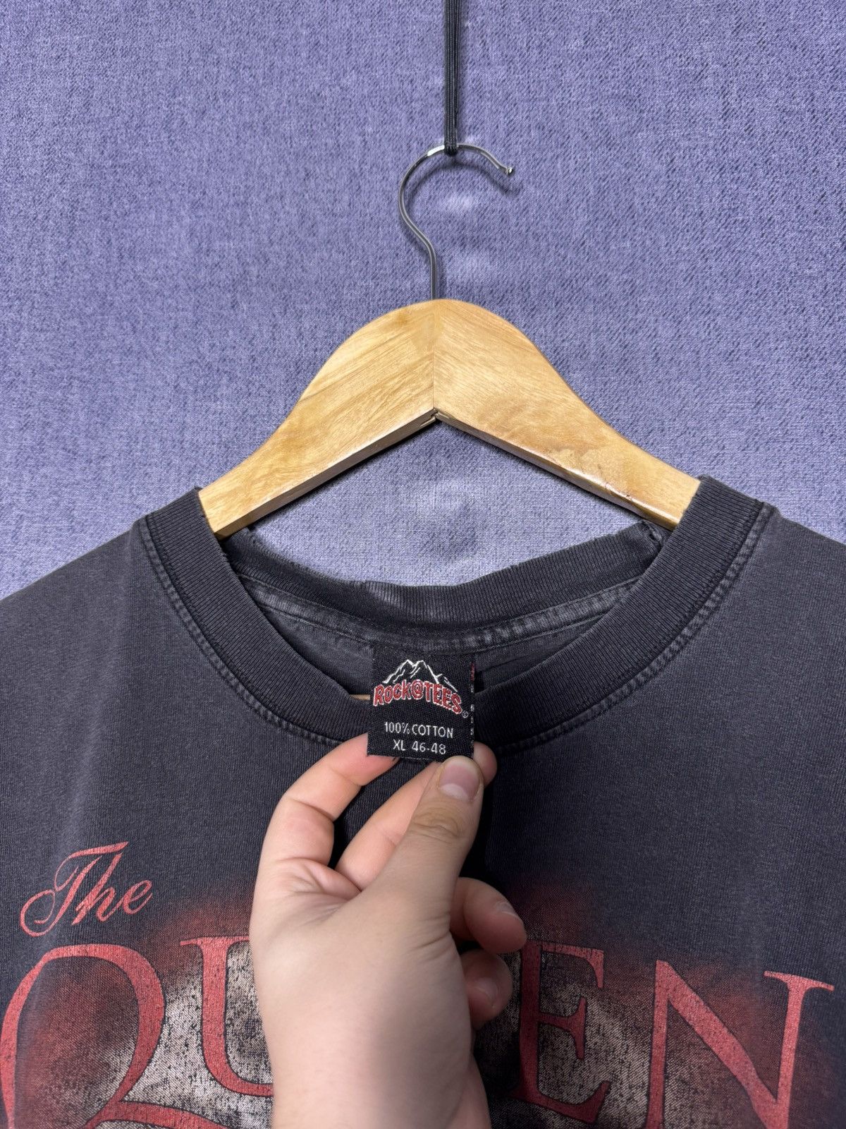 Vintage Vintage Queen T Shirt Rock@Tees Retro Band Freddie Mercury Size US XL / EU 56 / 4 - 9 Thumbnail