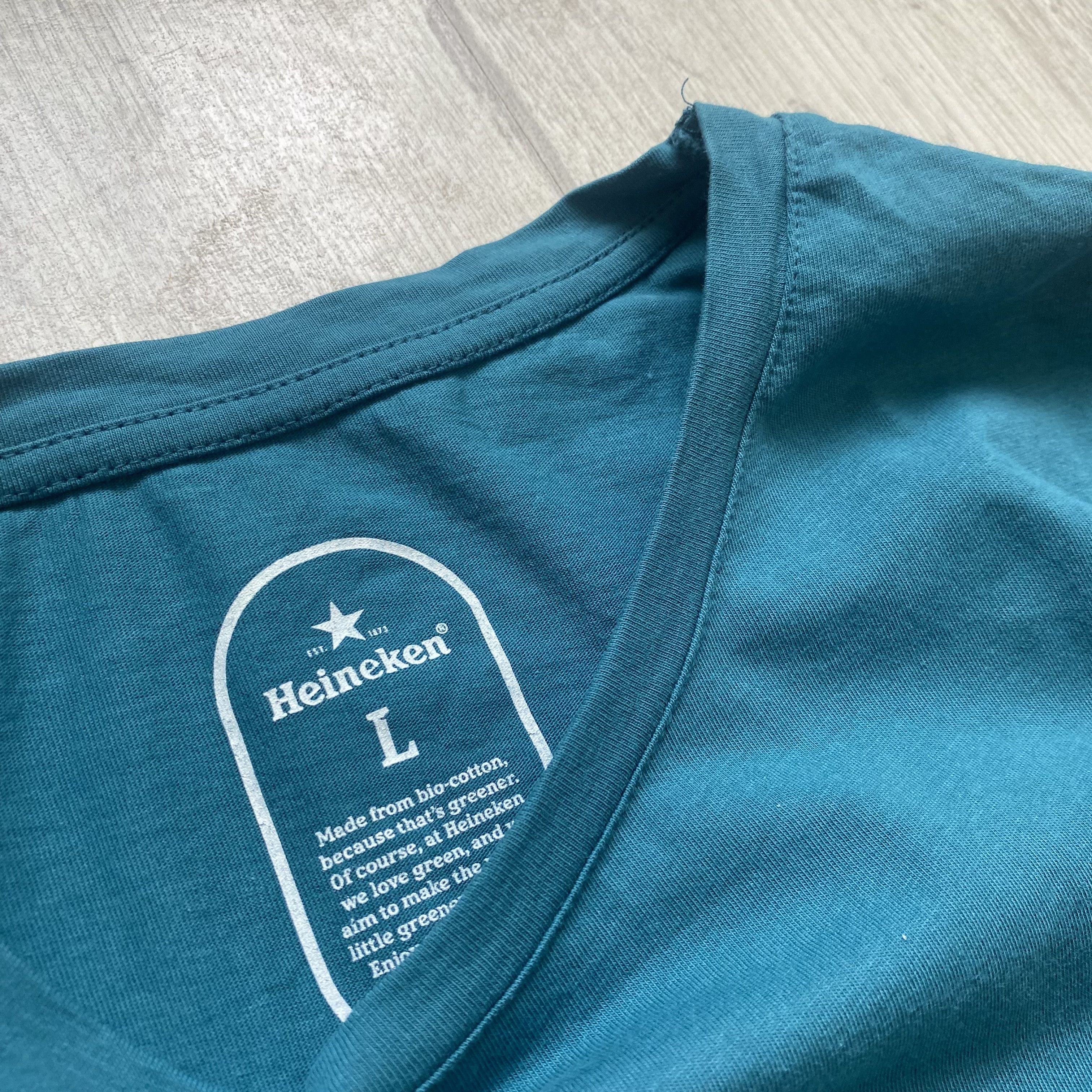 Budweiser 🍺 Beer Heineken silver Tee Long sleeve t-shirt Size US M / EU 48-50 / 2 - 4 Thumbnail