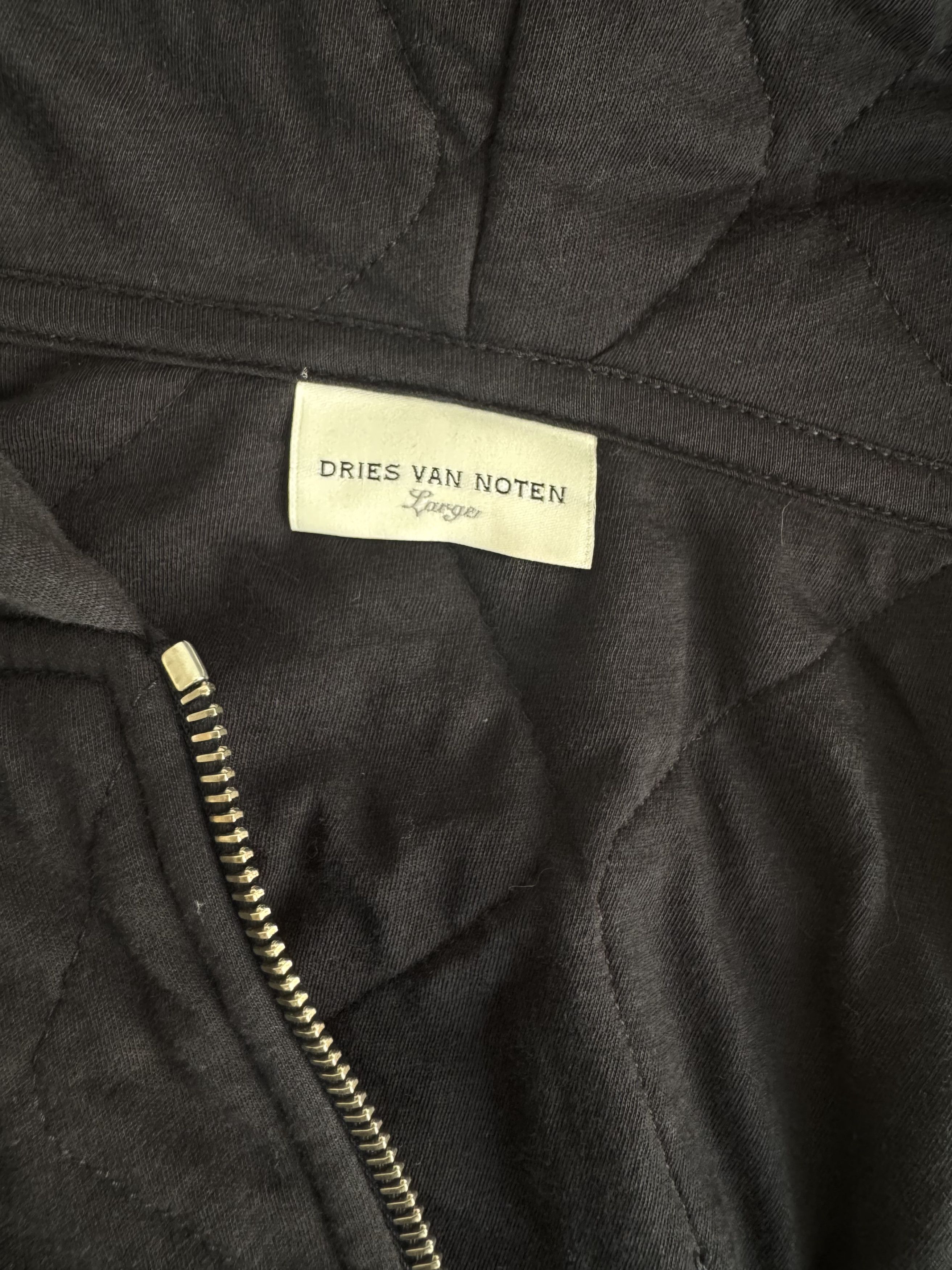 Dries Van Noten Zip-Up Hooded Sweatshirt Size US L / EU 52-54 / 3 - 3 Thumbnail